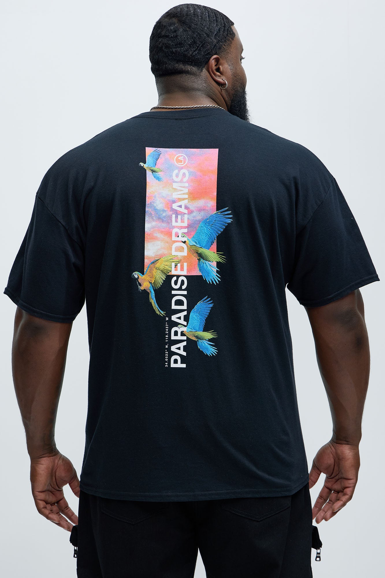 Paradise Dreams Forever Short Sleeve Tee - Black - Image 7