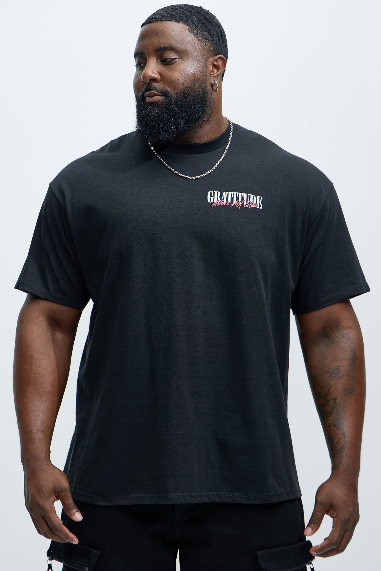 Above All Else Short Sleeve Tee - Black - Image 7