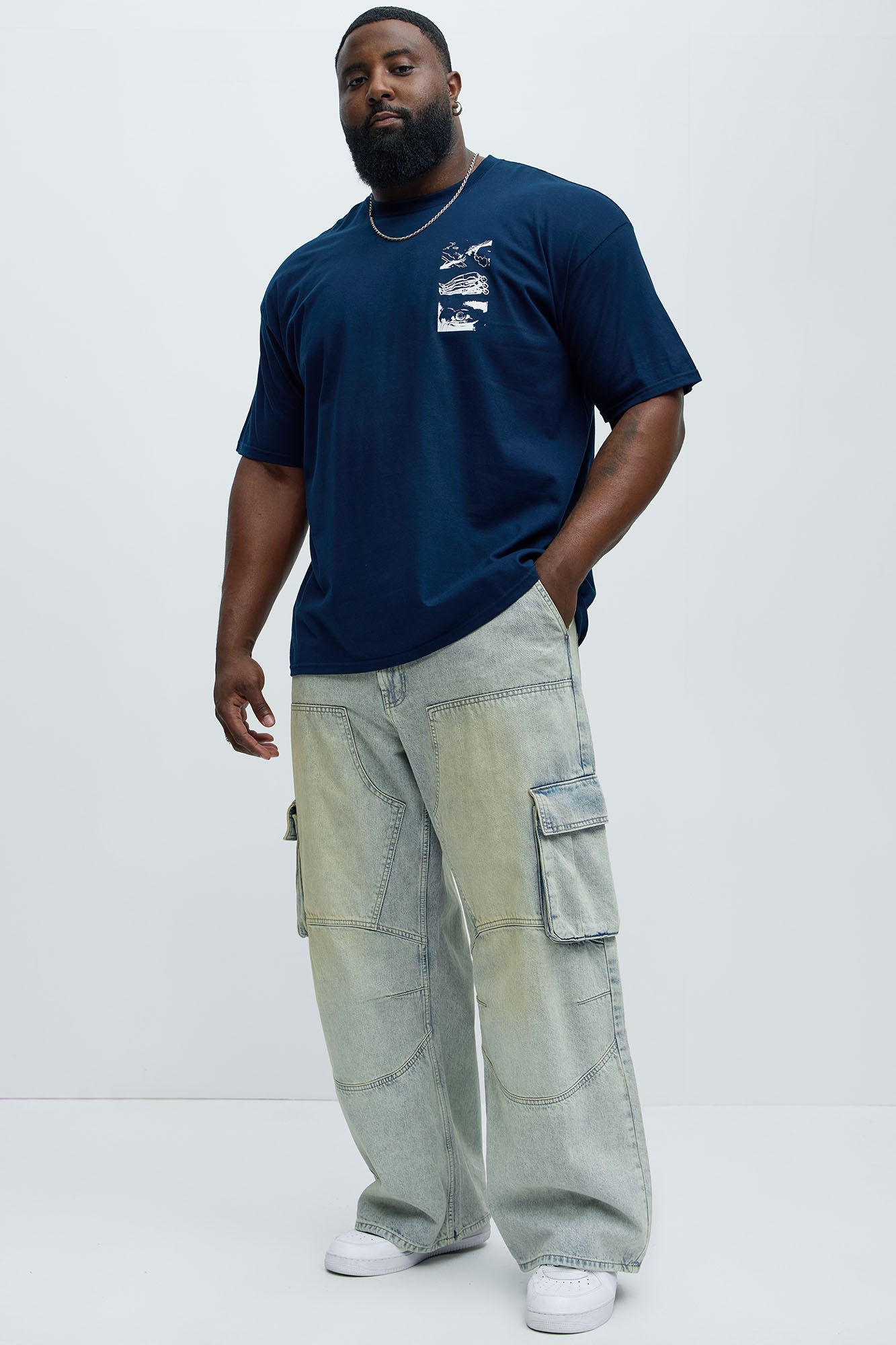 Transend Reality Short Sleeve Tee - Navy - Image 9