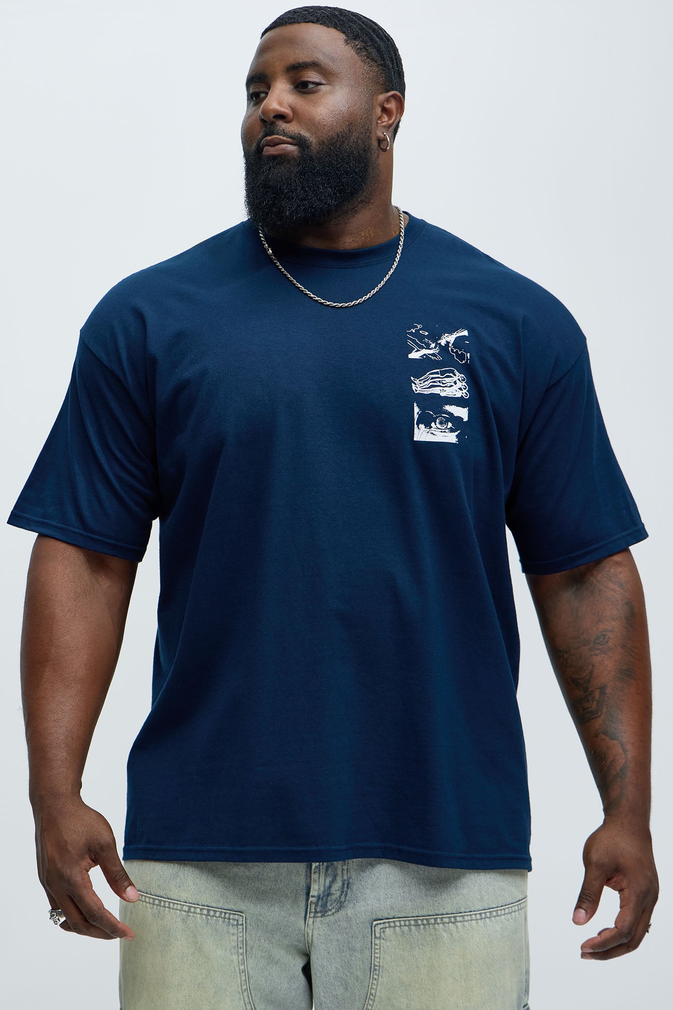 Transend Reality Short Sleeve Tee - Navy - Image 7