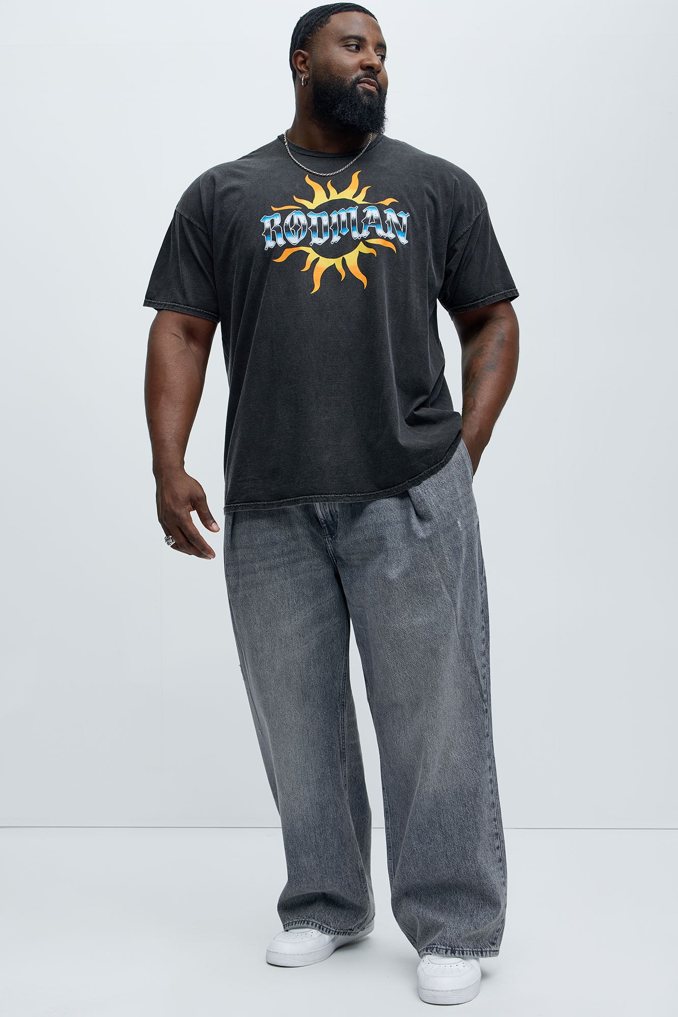 Dennis Rodman Sunny Short Sleeve Tee - Black - Image 7