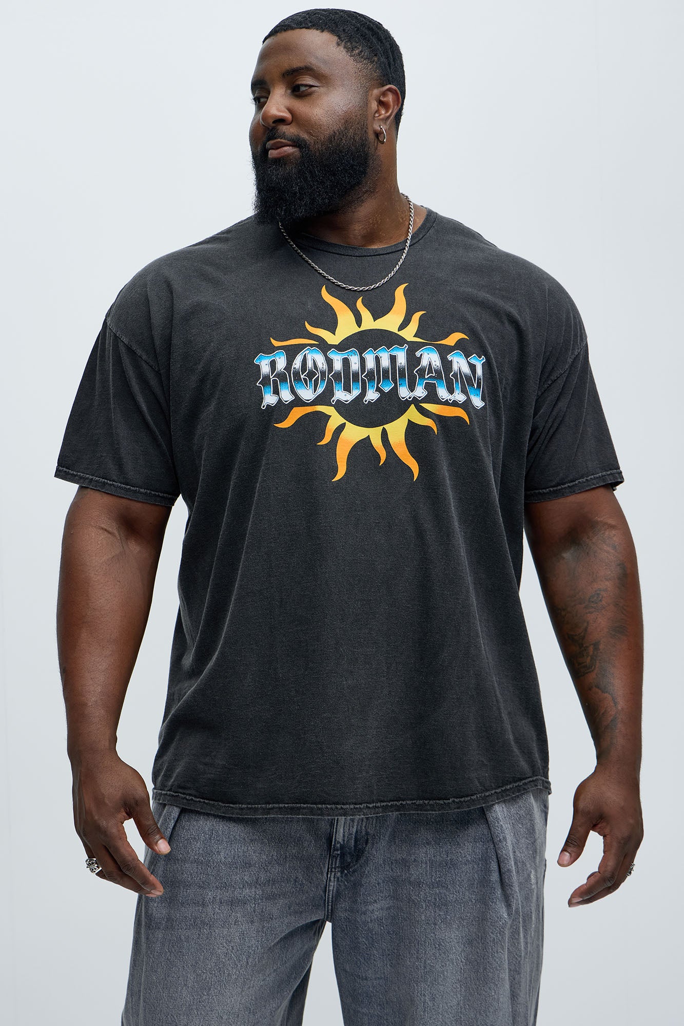 Dennis Rodman Sunny Short Sleeve Tee - Black - Image 6
