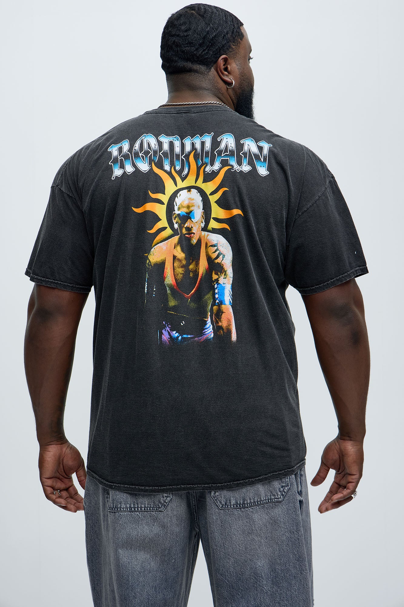 Dennis Rodman Sunny Short Sleeve Tee - Black - Image 5