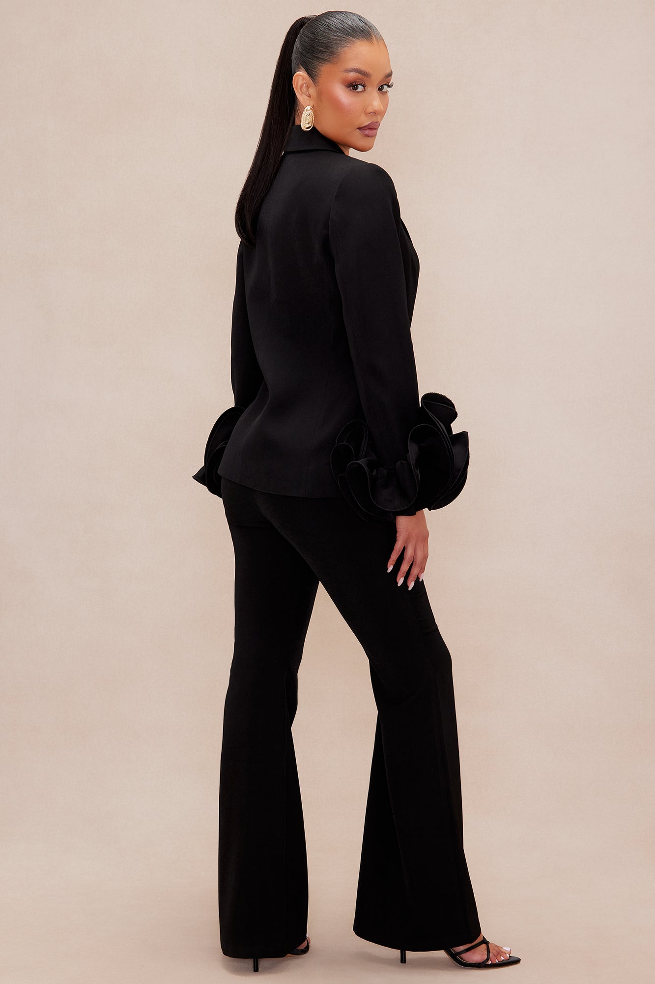 Amora Blazer Suit Set - Black - Image 4