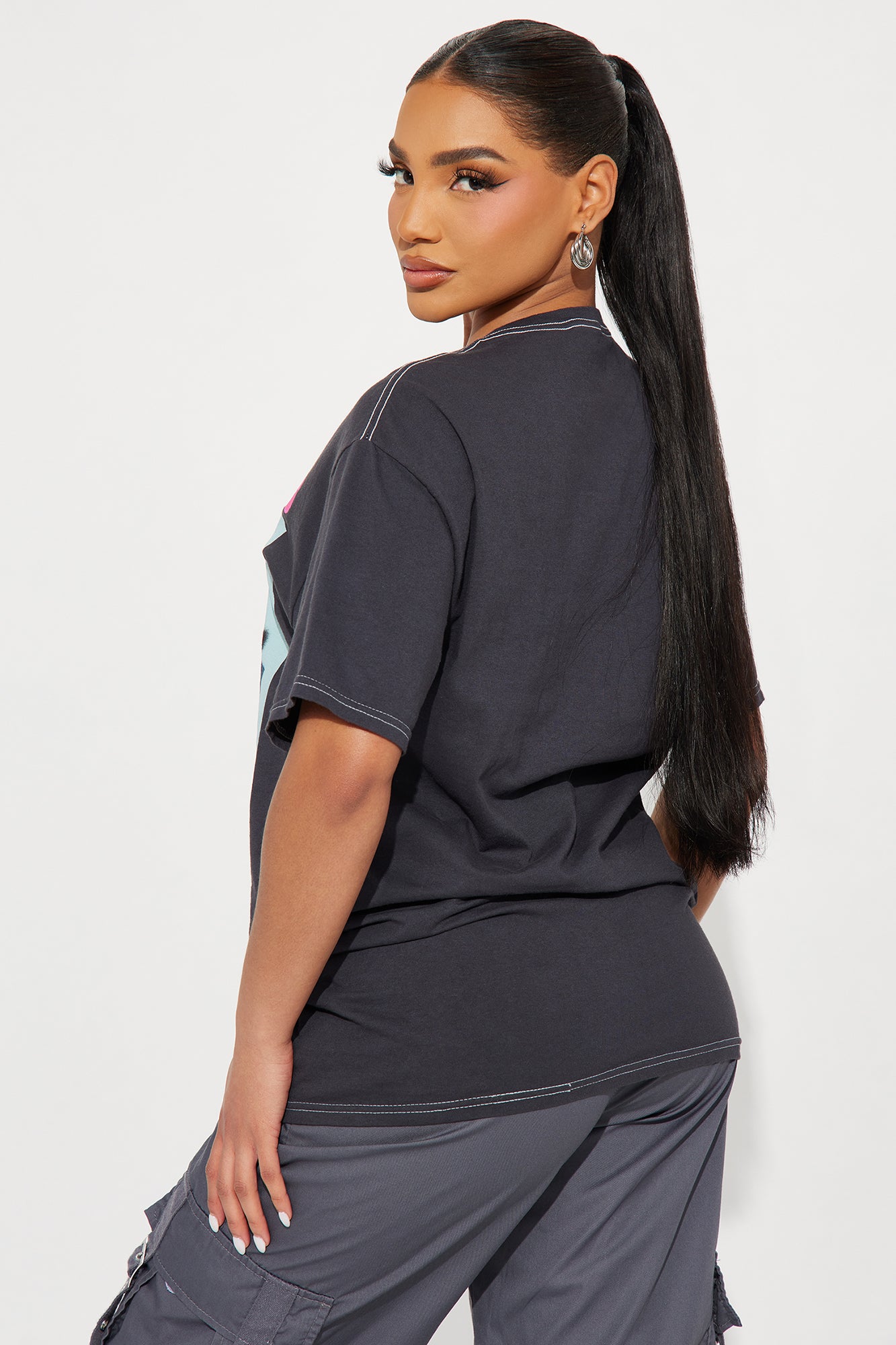 As If Clueless Washed Tee - Black Wash - Image 4