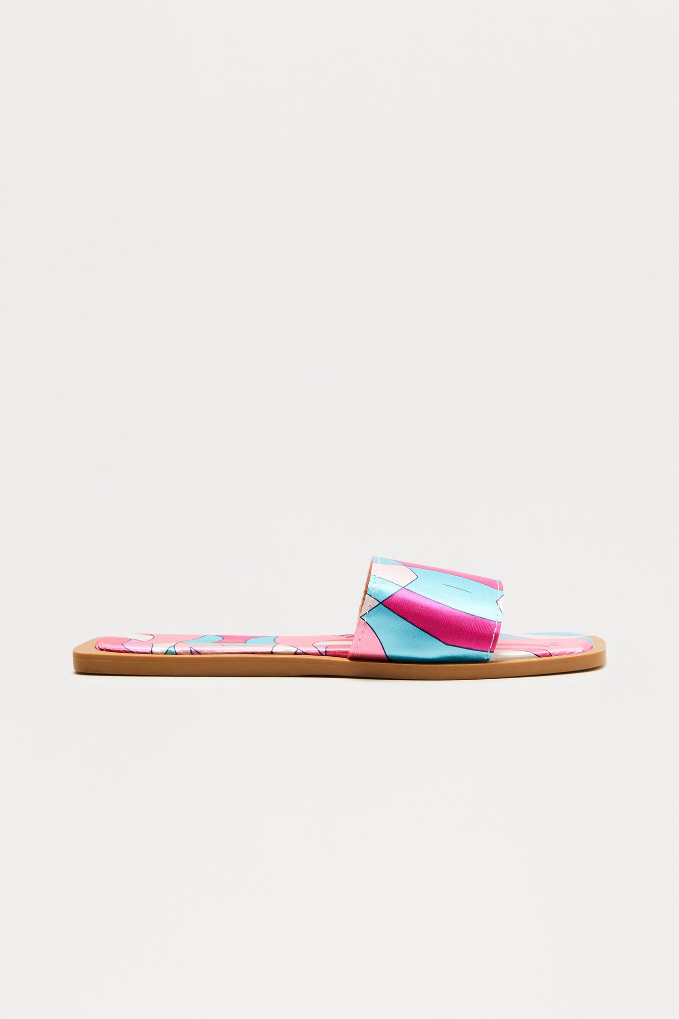 Yuri Satin Sandals - Fuchsia/combo - Image 3