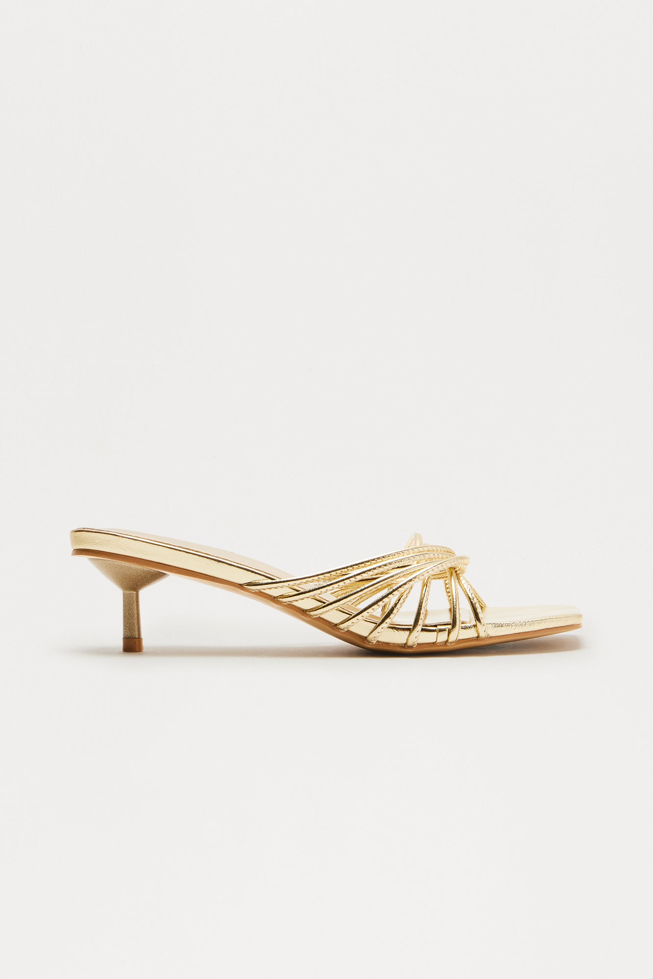 Jazzie Kitten Heels - Gold - Image 3