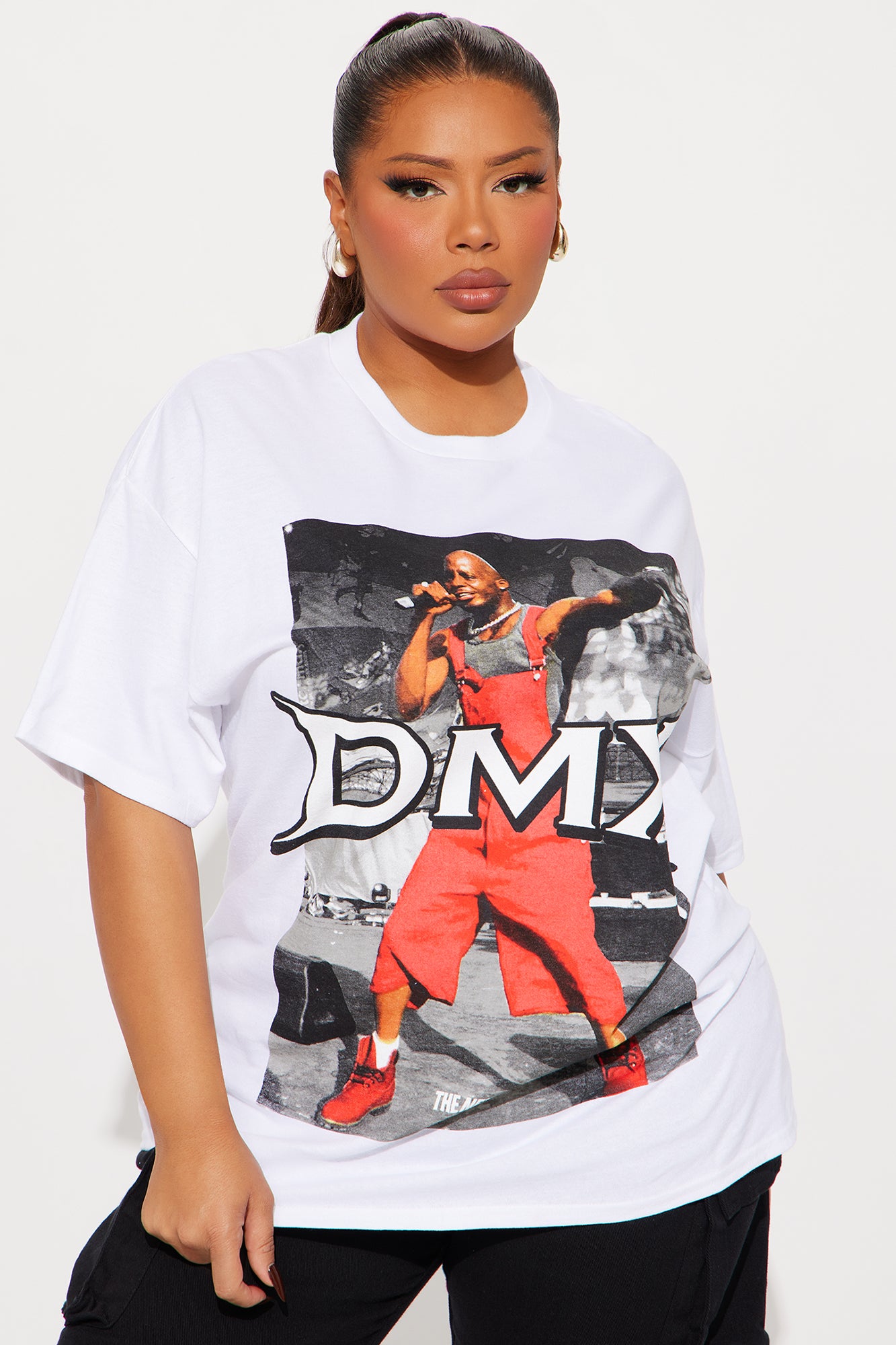 DMX Stage Oversized Tee - White - Image 4