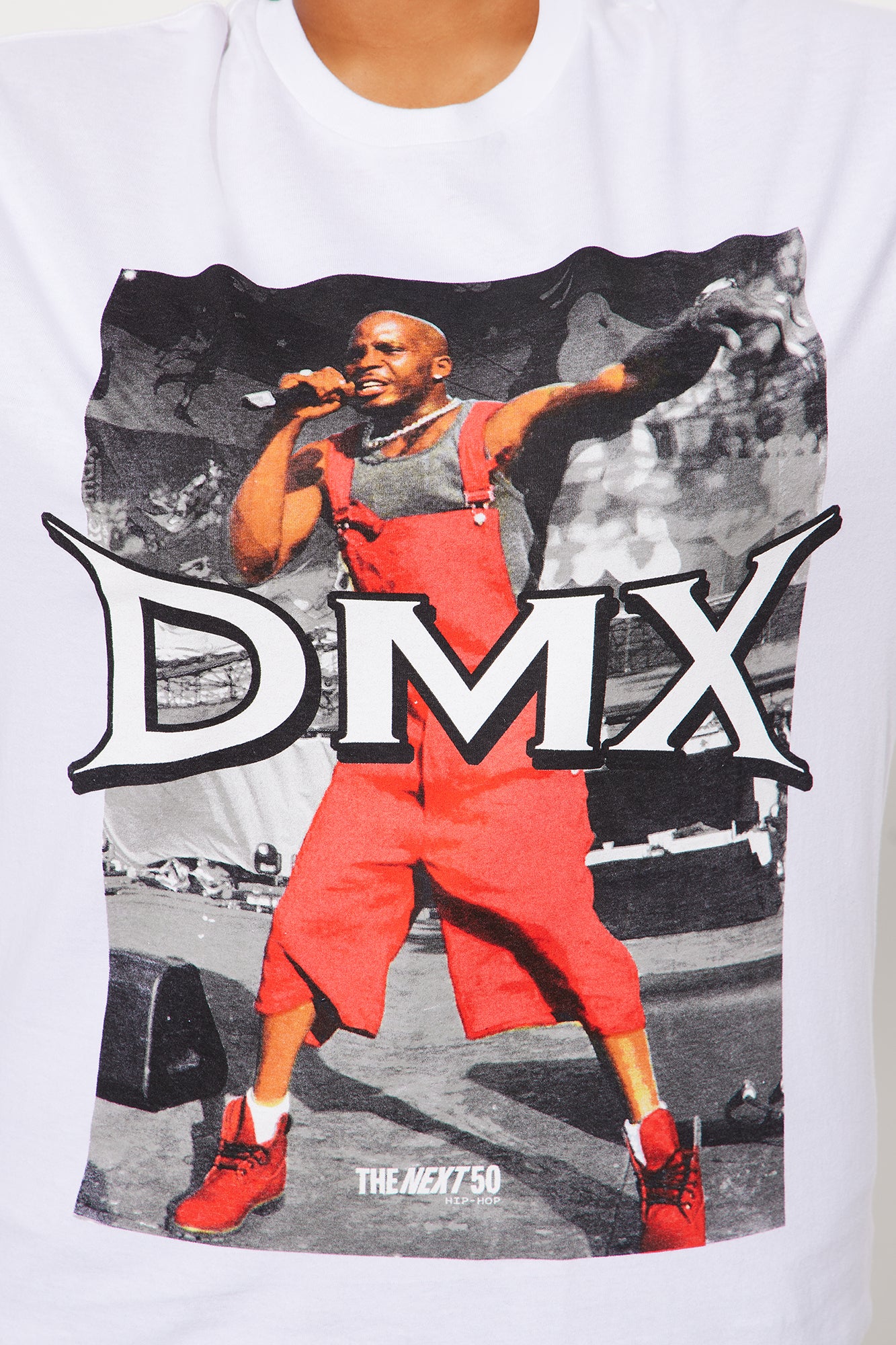 DMX Stage Oversized Tee - White - Image 6