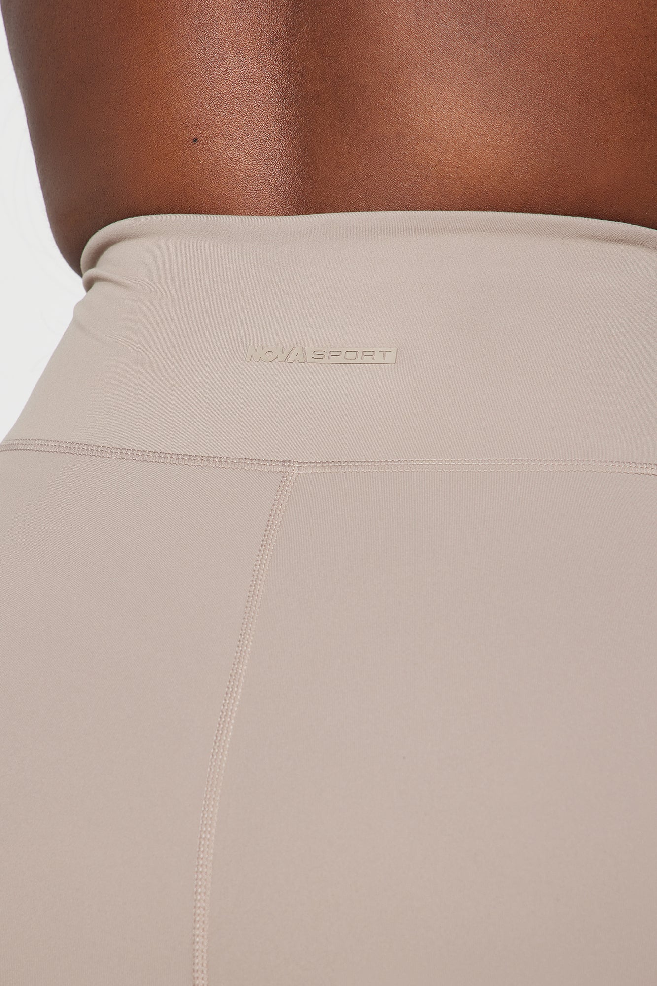 Flexibility Super Soft Capri Active Legging - Taupe - Image 7