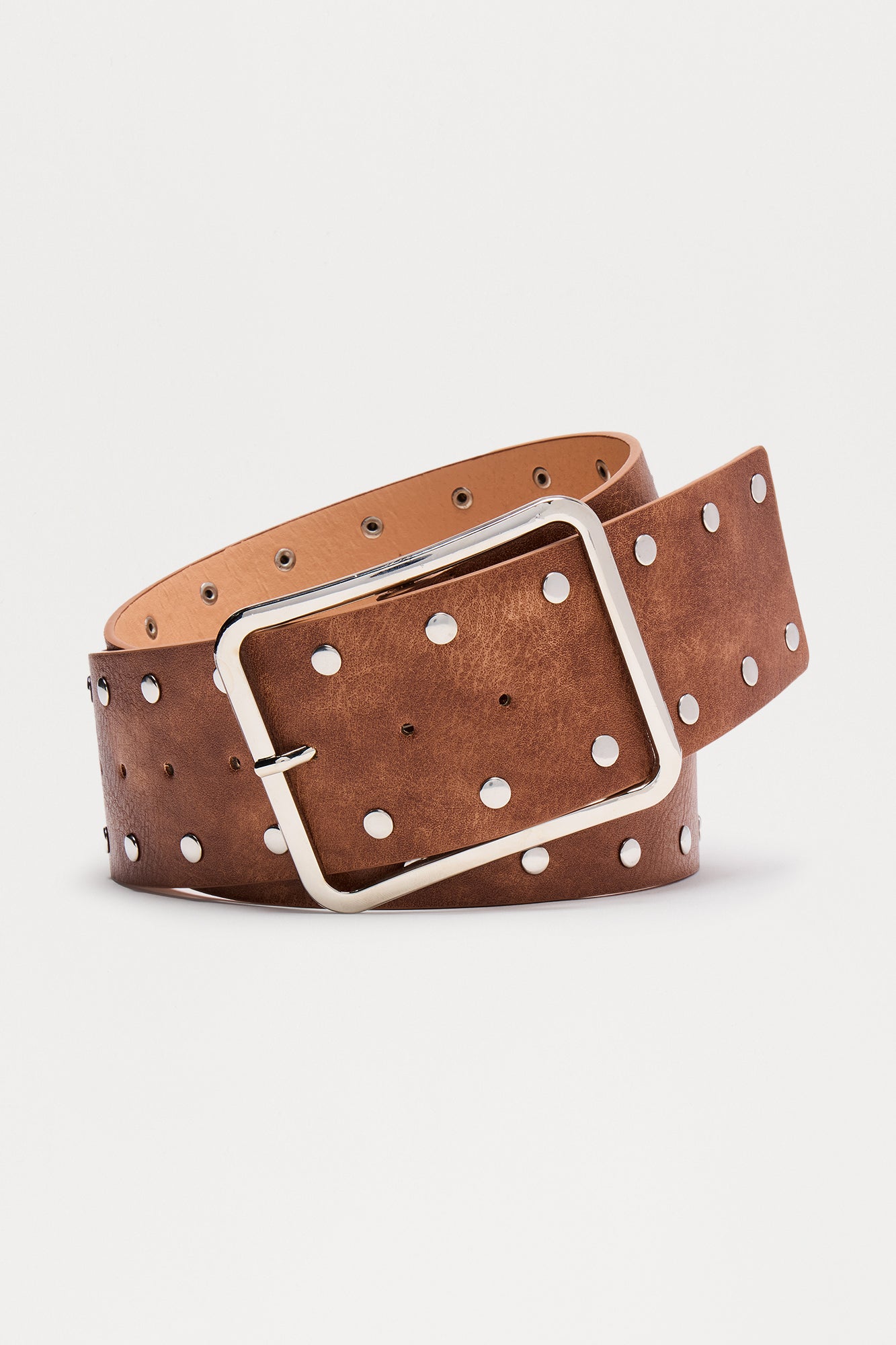 Quit Playing Games Wide Belt - Brown - Image 3