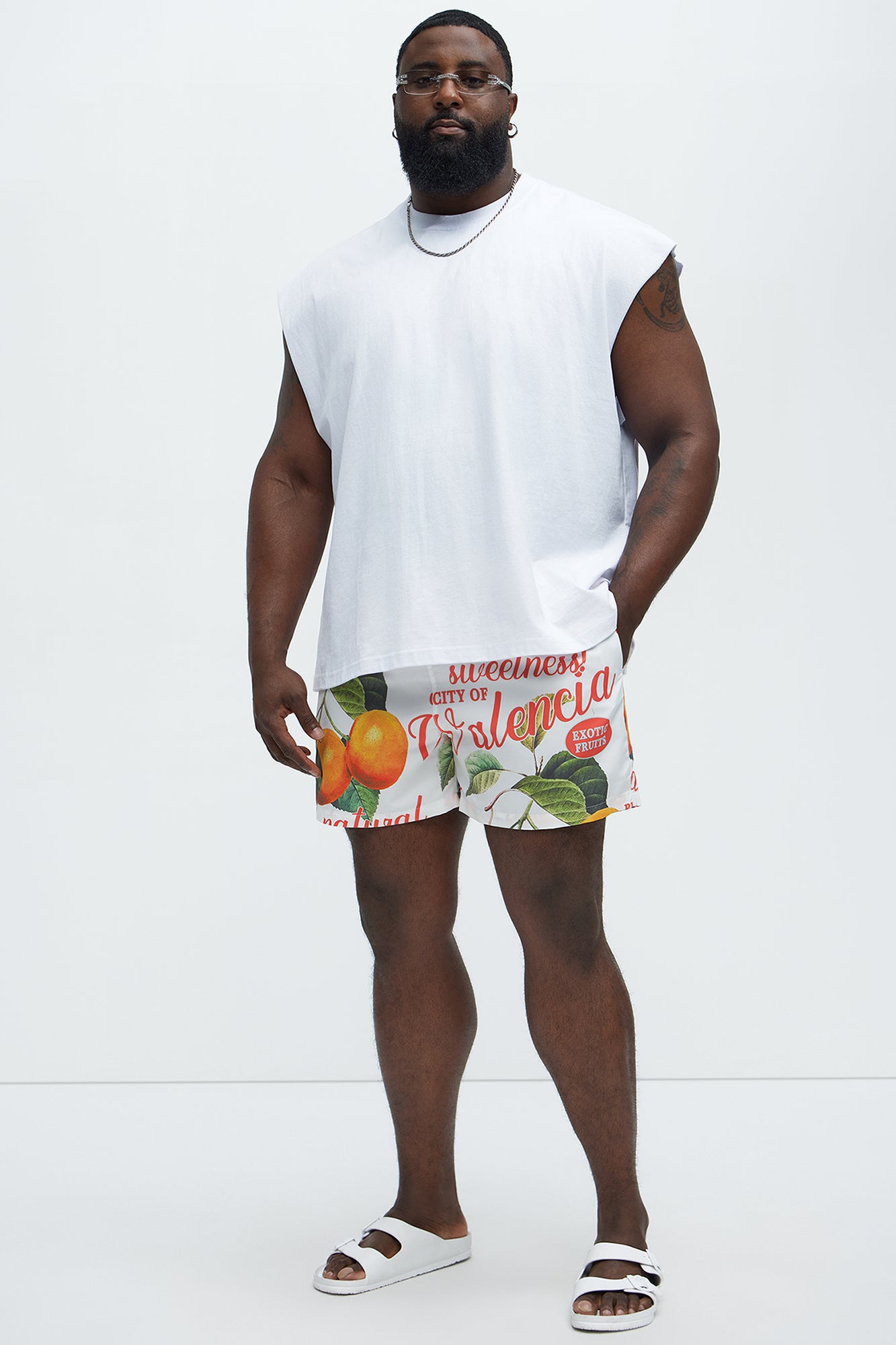 Valencia Fruit Swim Mid Trunk - Multi Color - Image 6