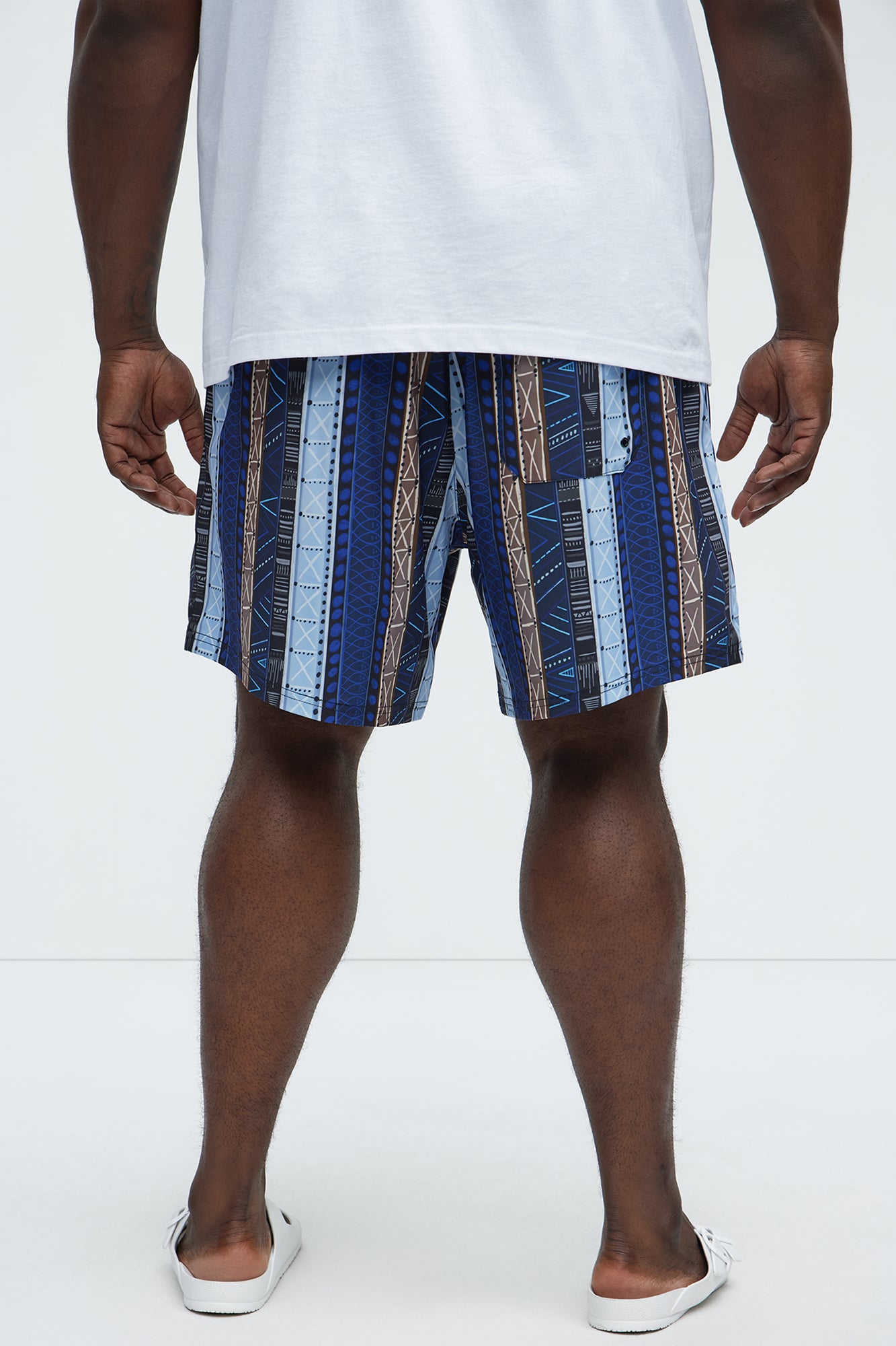 Tribal Tapestry Printed Swim Classic Trunk - Multi Color - Image 8