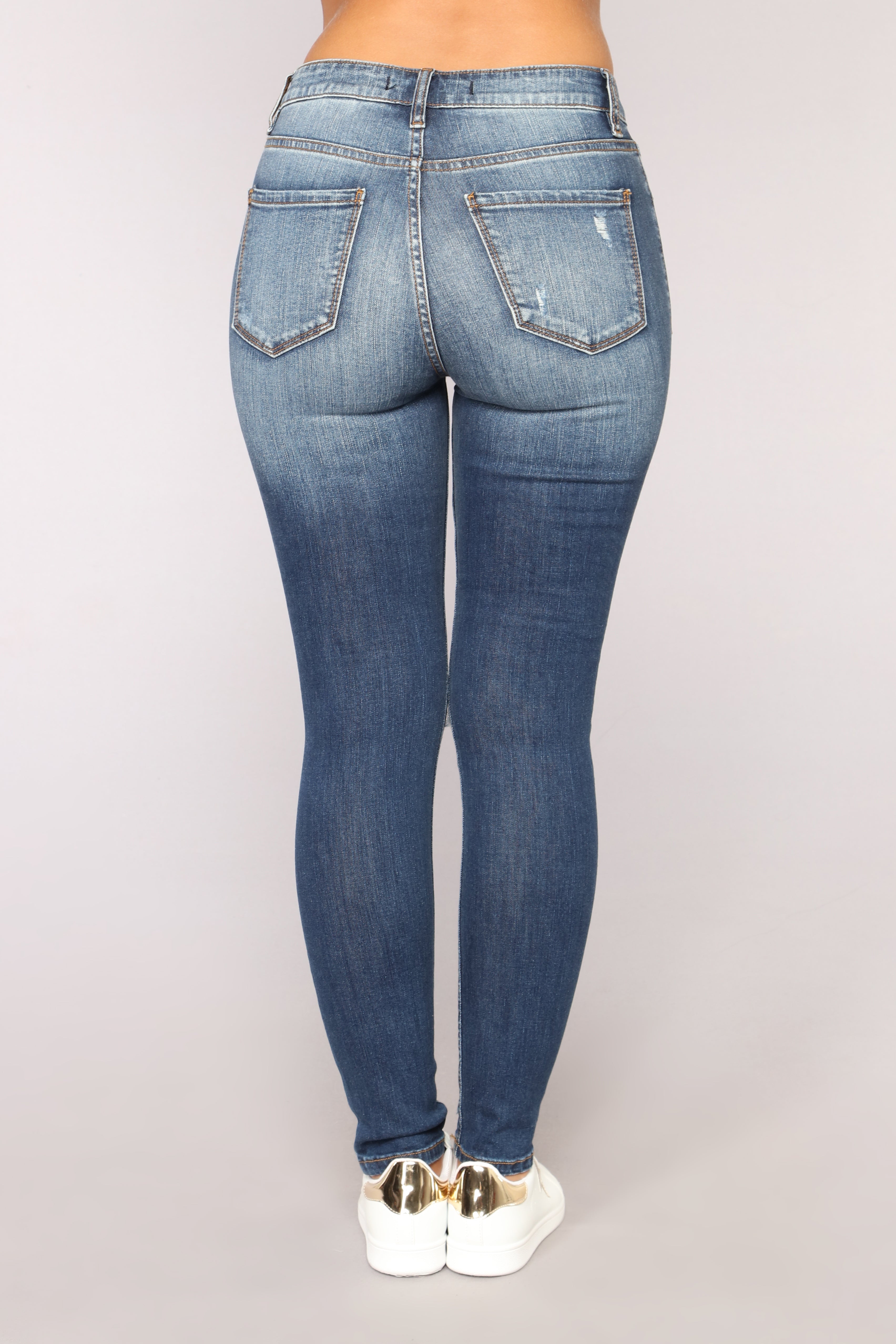Don't Believe It Skinny Jeans - Dark Denim - Image 15