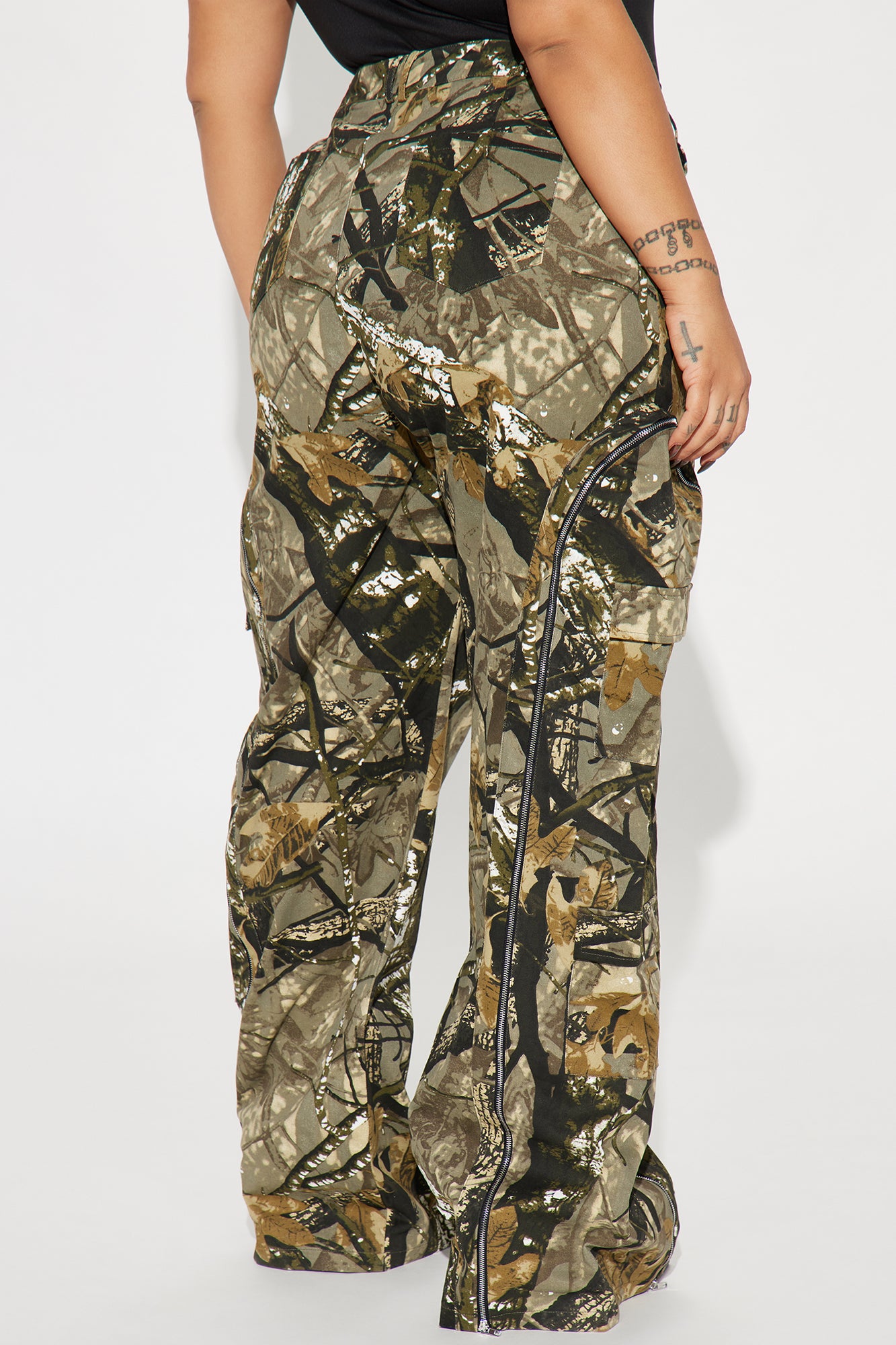 Had You Fooled Tree Camo Pant - Olive/combo - Image 7