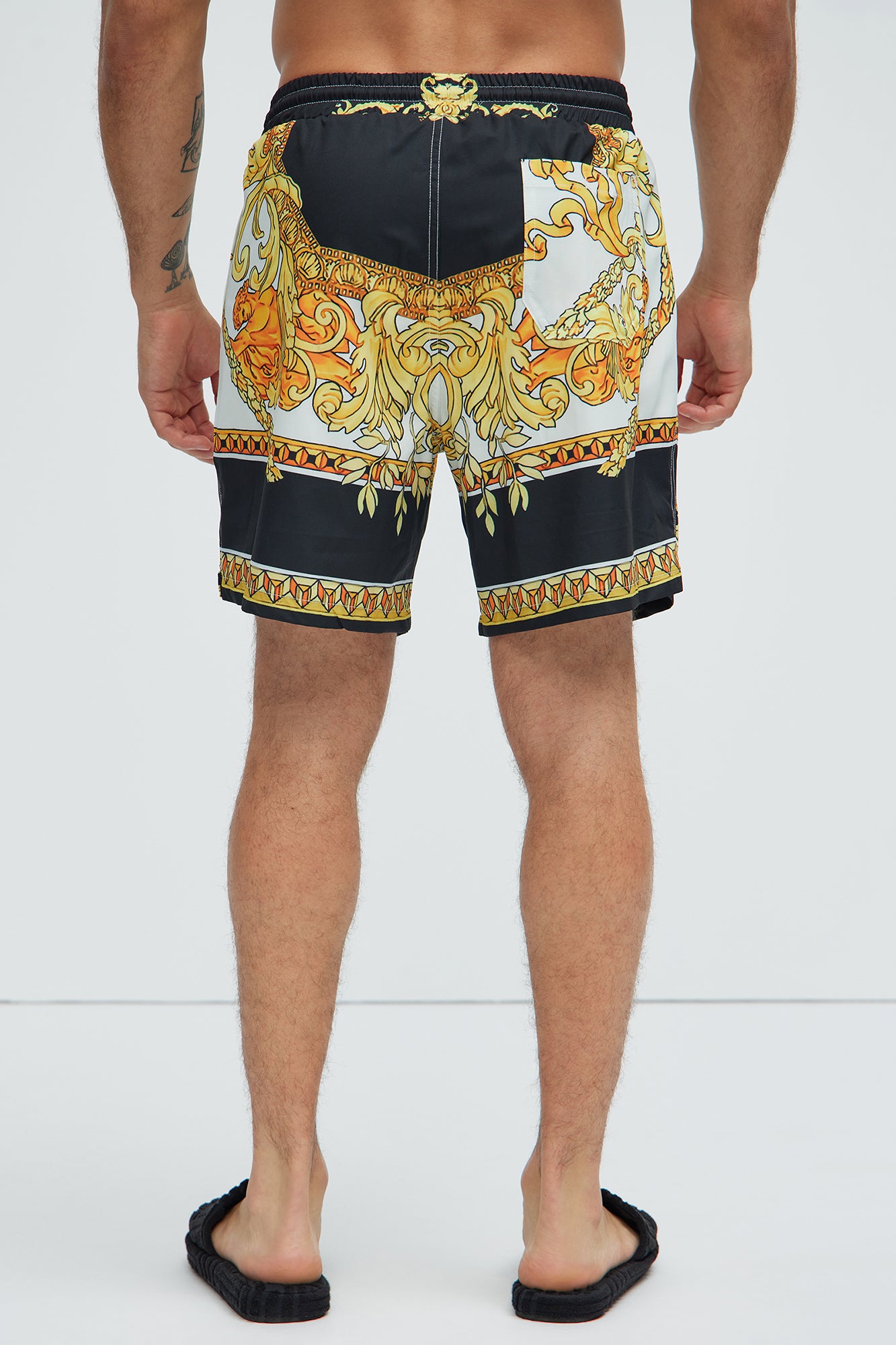 Del Roma Swim Classic Trunk - Black/combo - Image 4