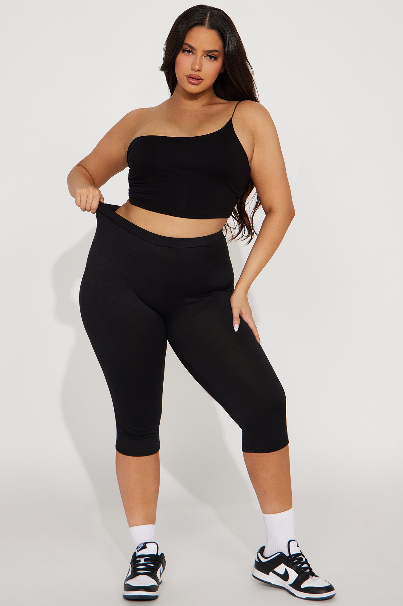 Just A Sip Capri Legging - Black - Image 4