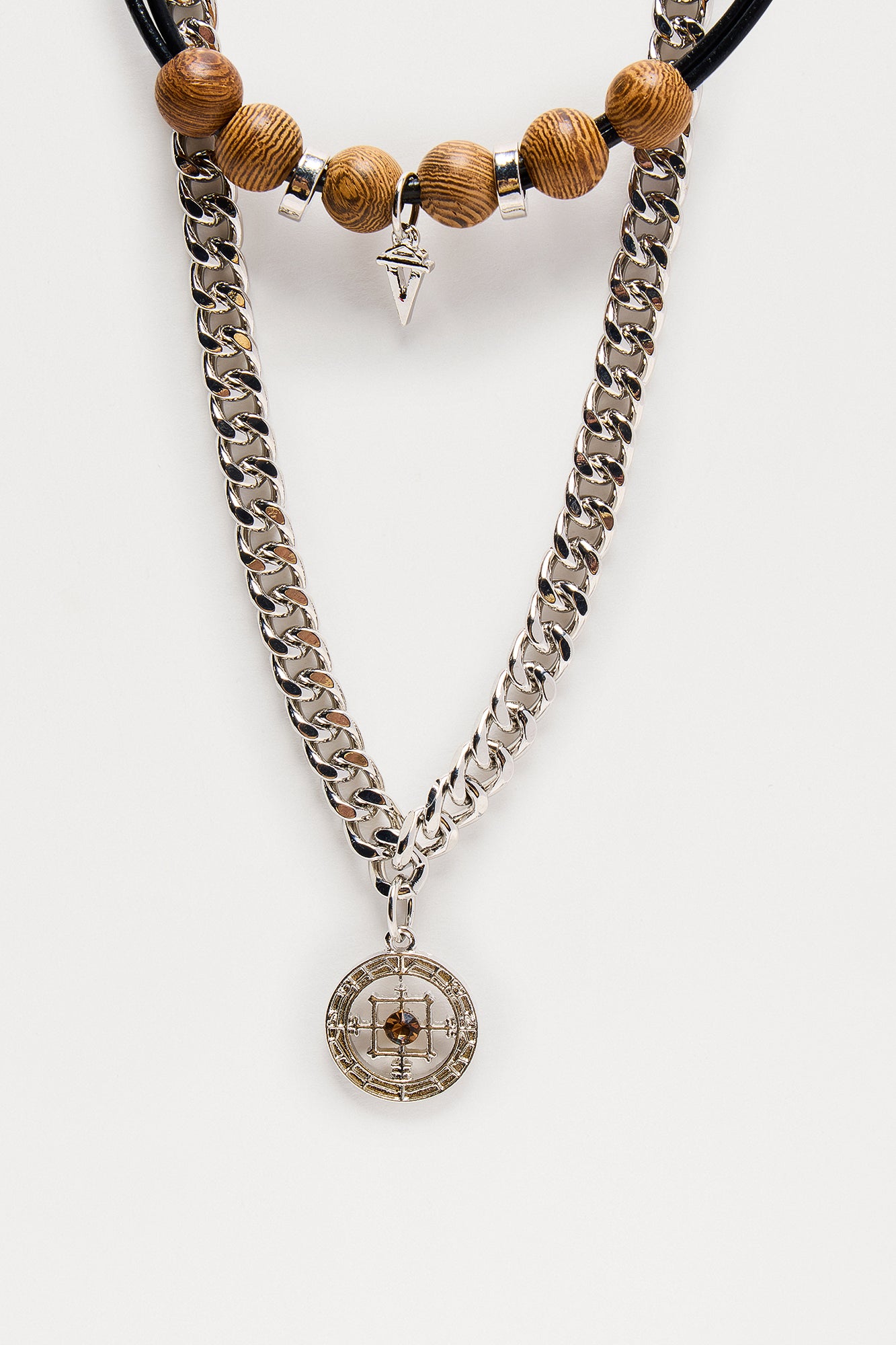 Bay Necklace Set - Silver - Image 3