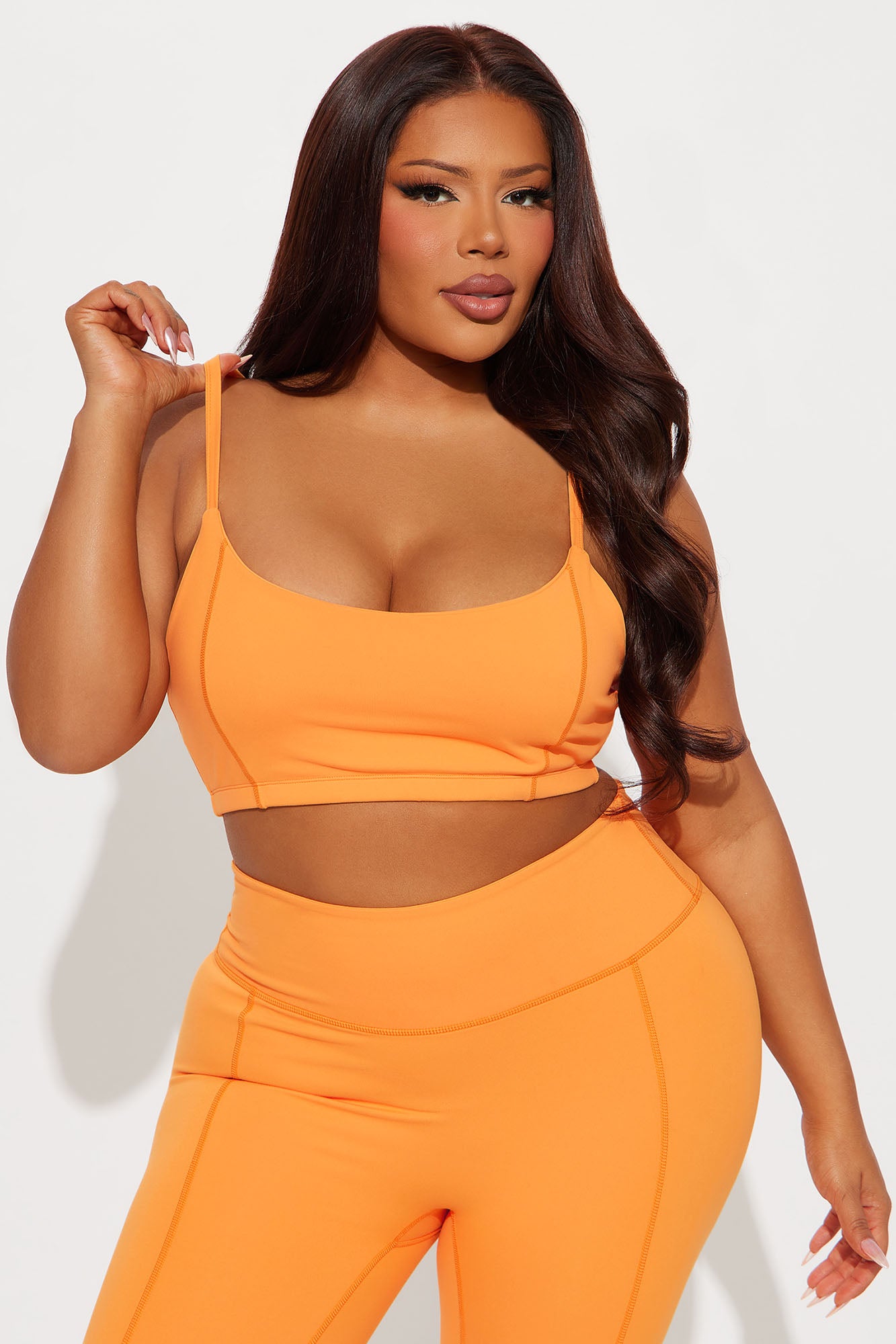 Sweat Out Super Soft Sports Bra - Tangerine - Image 6