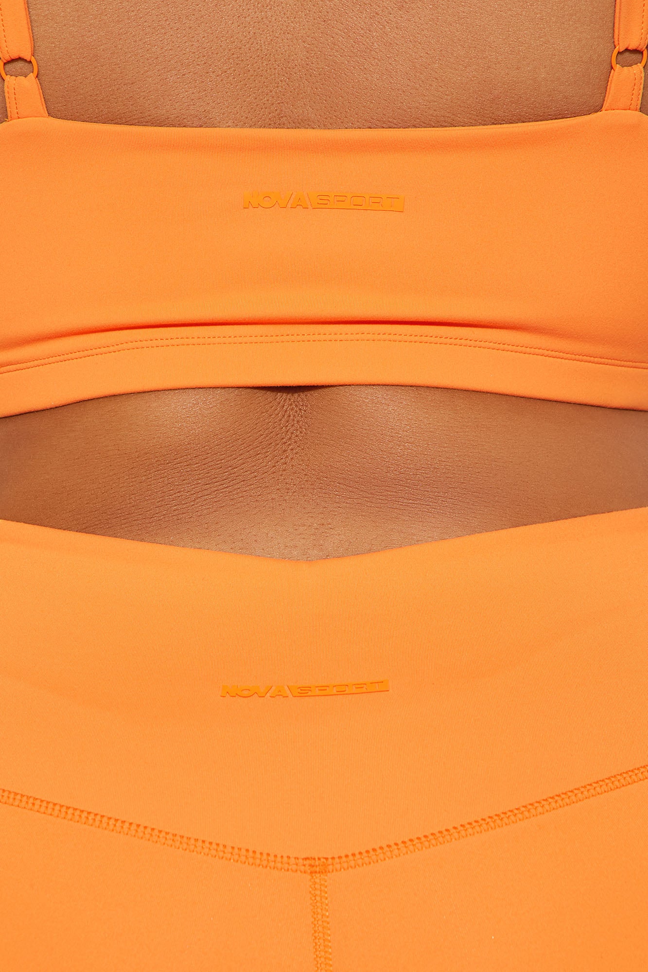 Sweat Out Super Soft Sports Bra - Tangerine - Image 8