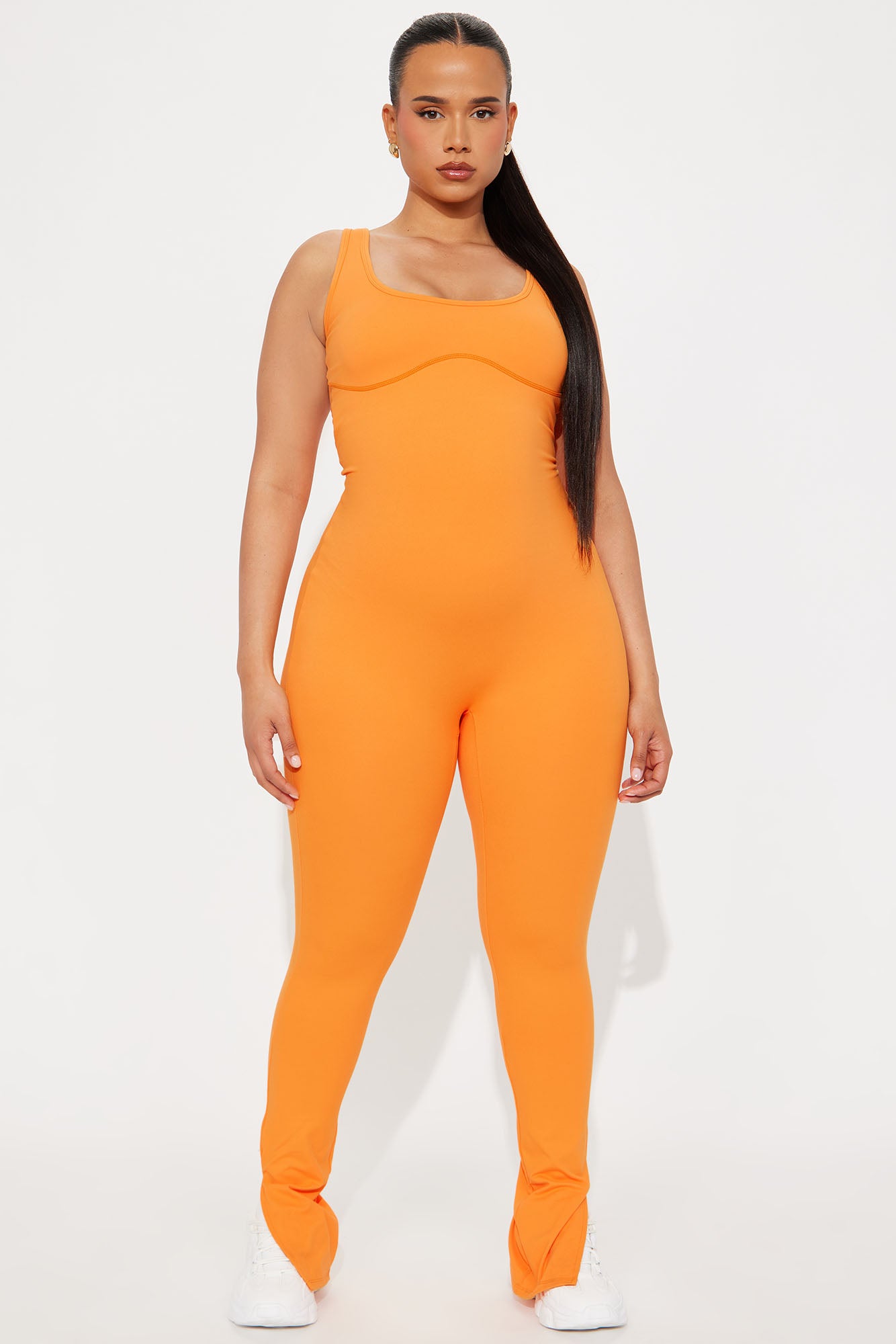 Sunrise Session Super Soft Active Jumpsuit - Tangerine - Image 5