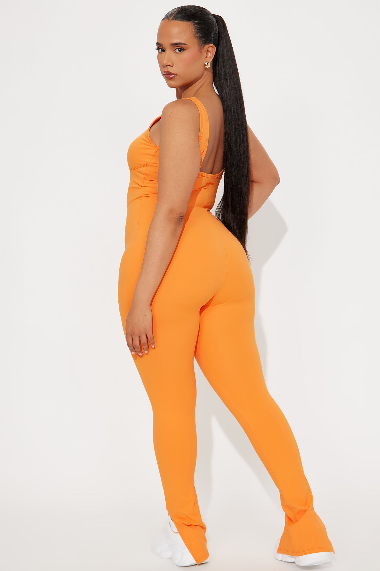 Sunrise Session Super Soft Active Jumpsuit - Tangerine - Image 8