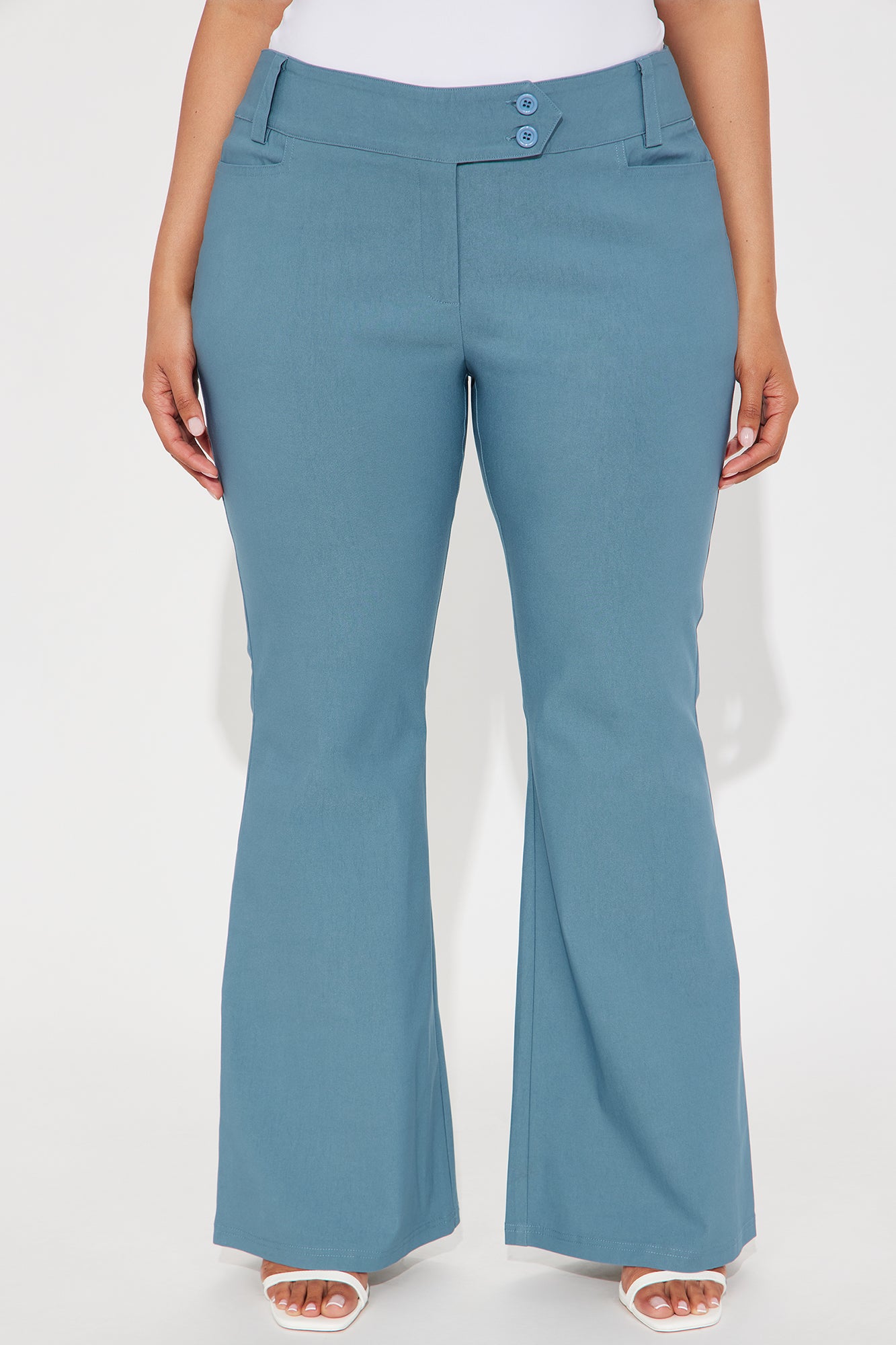 Rou Flare Pant - Blue - Image 5