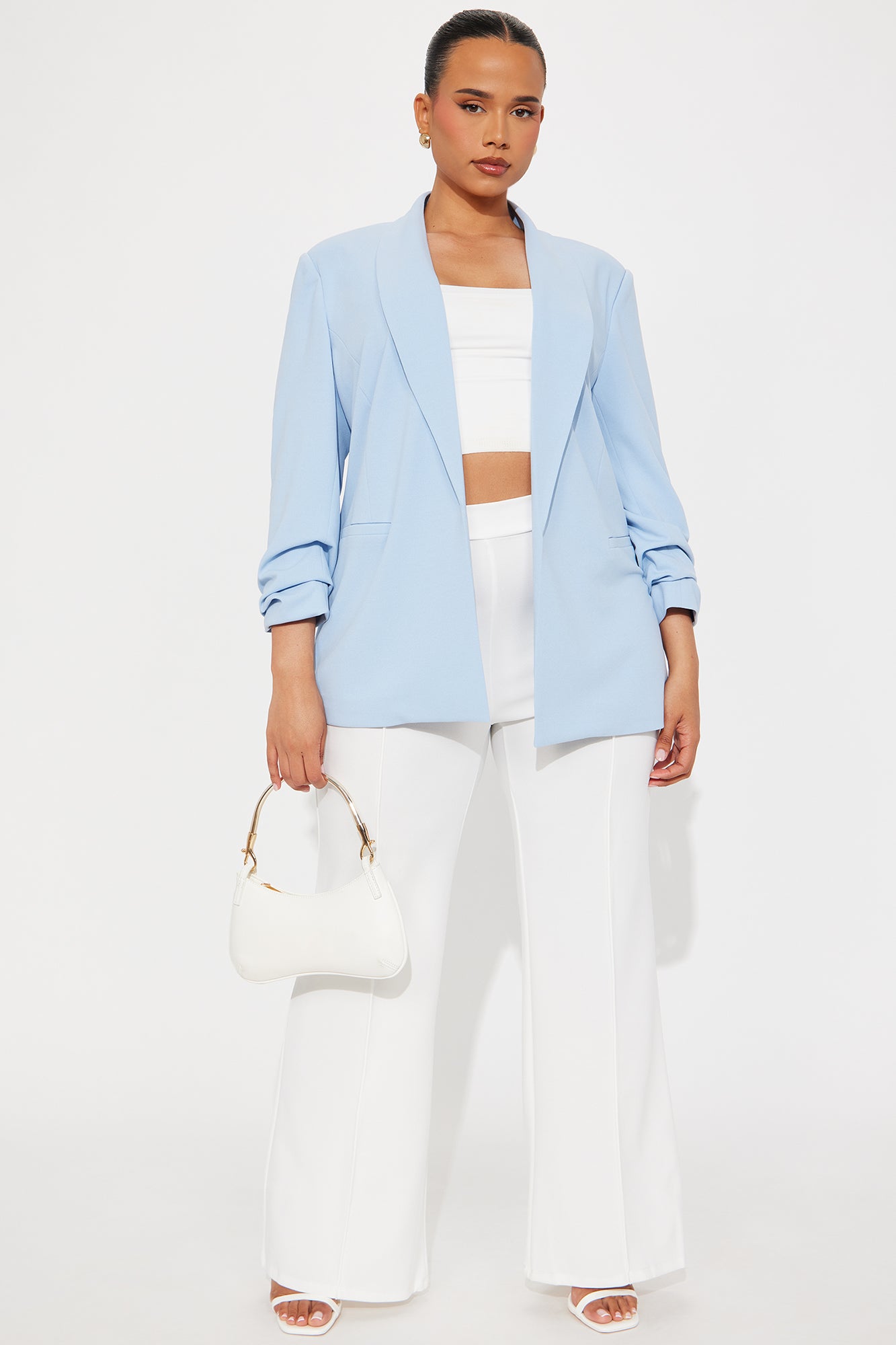 The Celine Blazer - Light Blue - Image 5