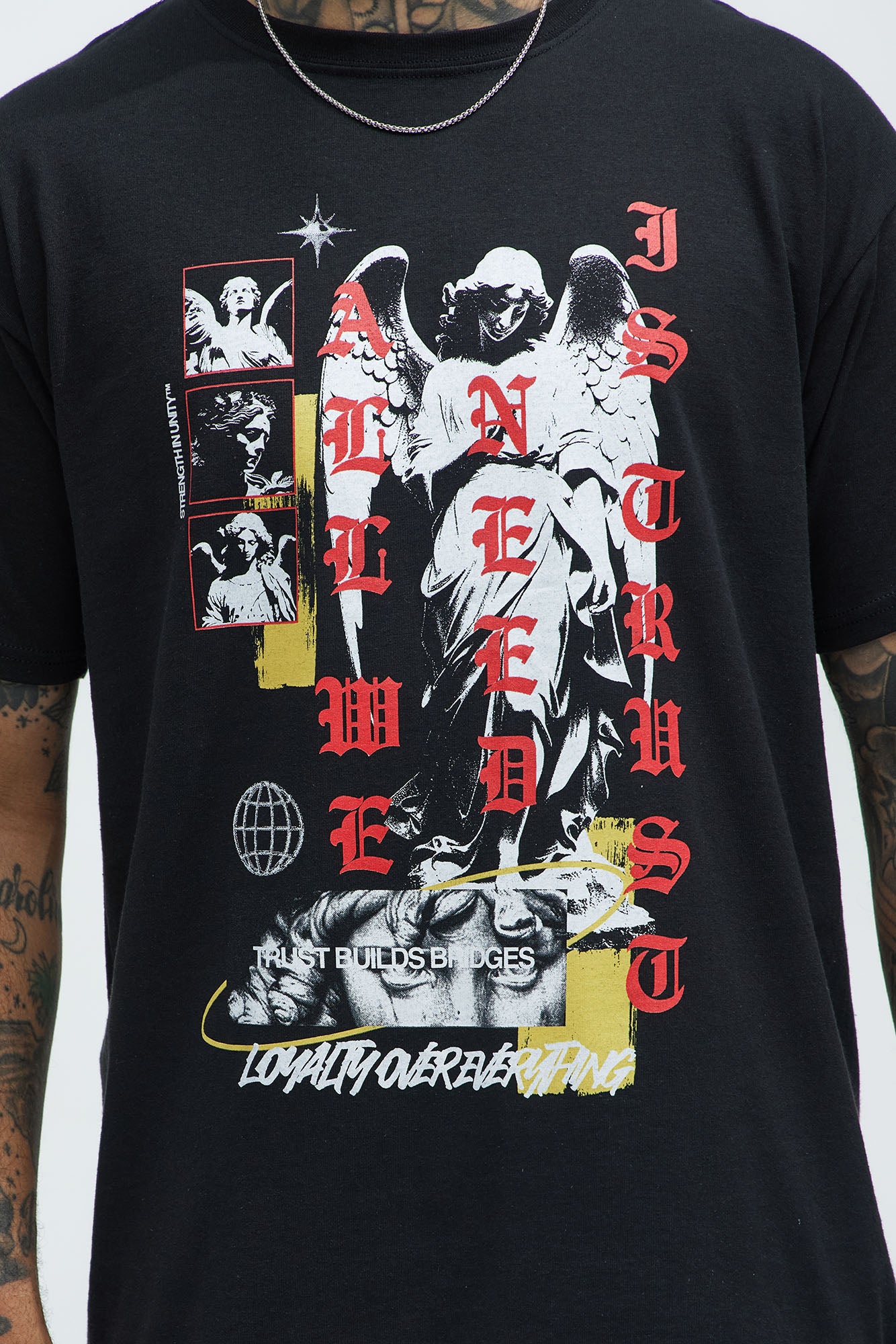 All We Need Is Trust Short Sleeve Tee - Black - Image 3