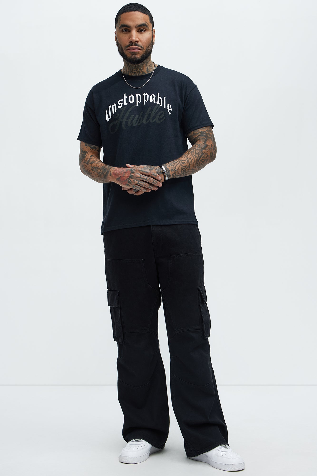 Unstoppable Hustle Short Sleeve Tee - Black - Image 3