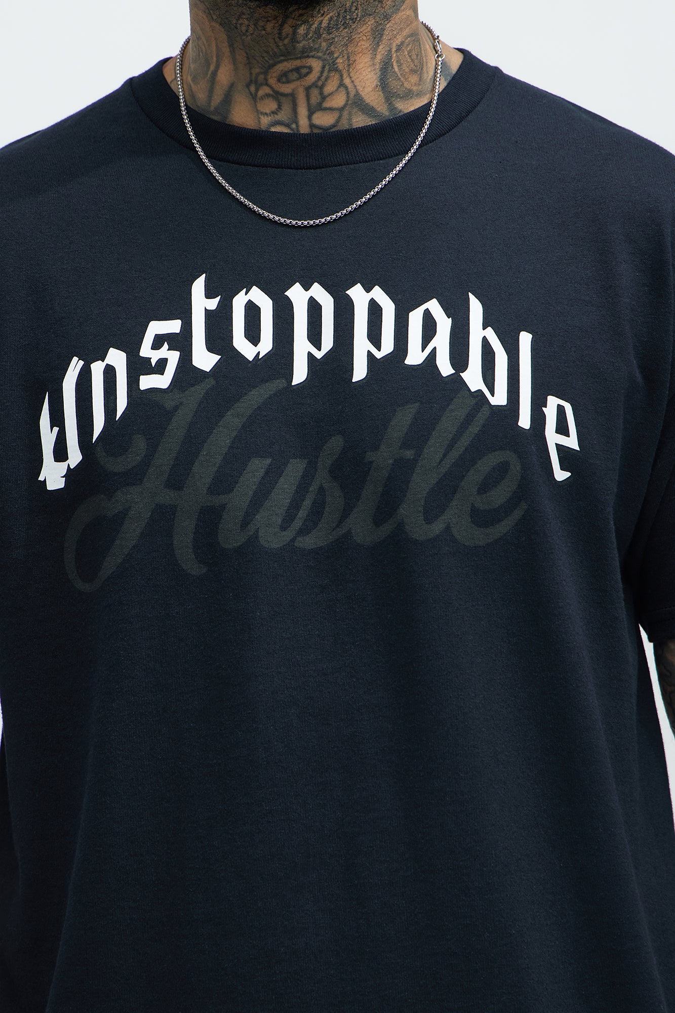 Unstoppable Hustle Short Sleeve Tee - Black - Image 4