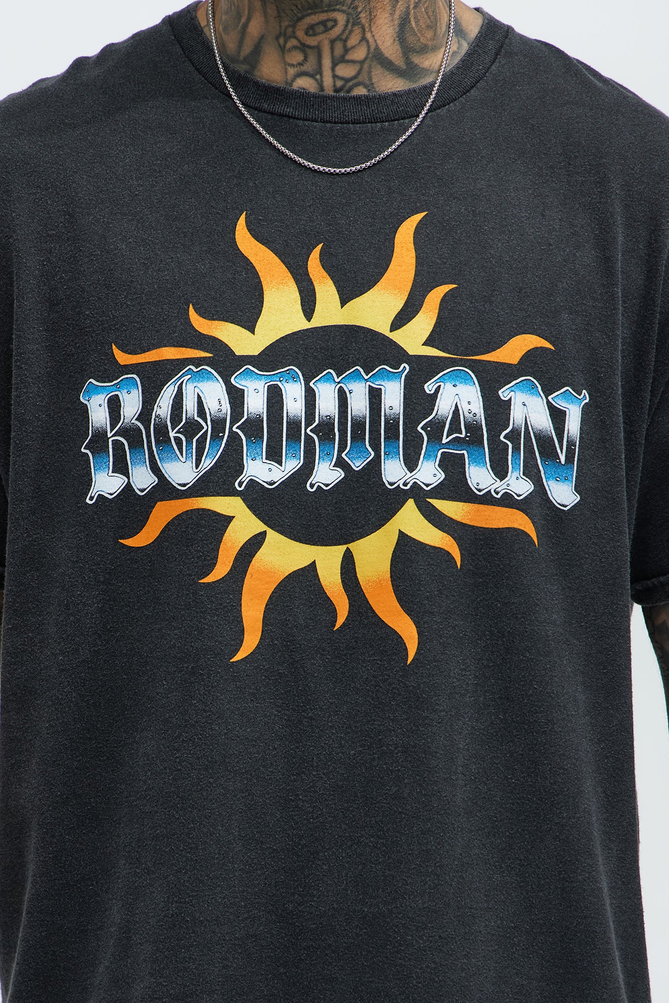 Dennis Rodman Sunny Short Sleeve Tee - Black - Image 4