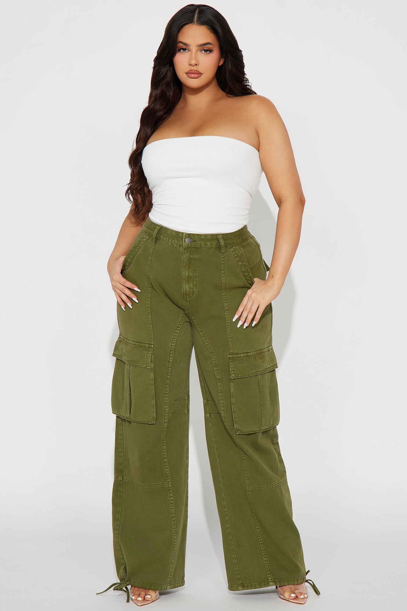 Demi Double Lined Tube Bodysuit - White - Image 6