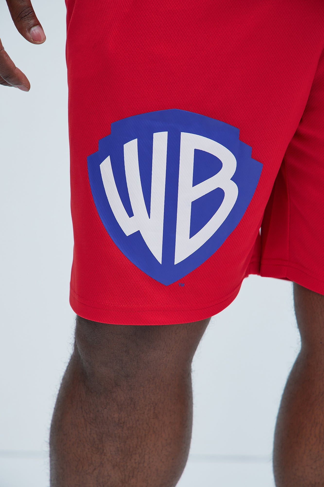 Warner Bro Mesh Shorts - Red - Image 8