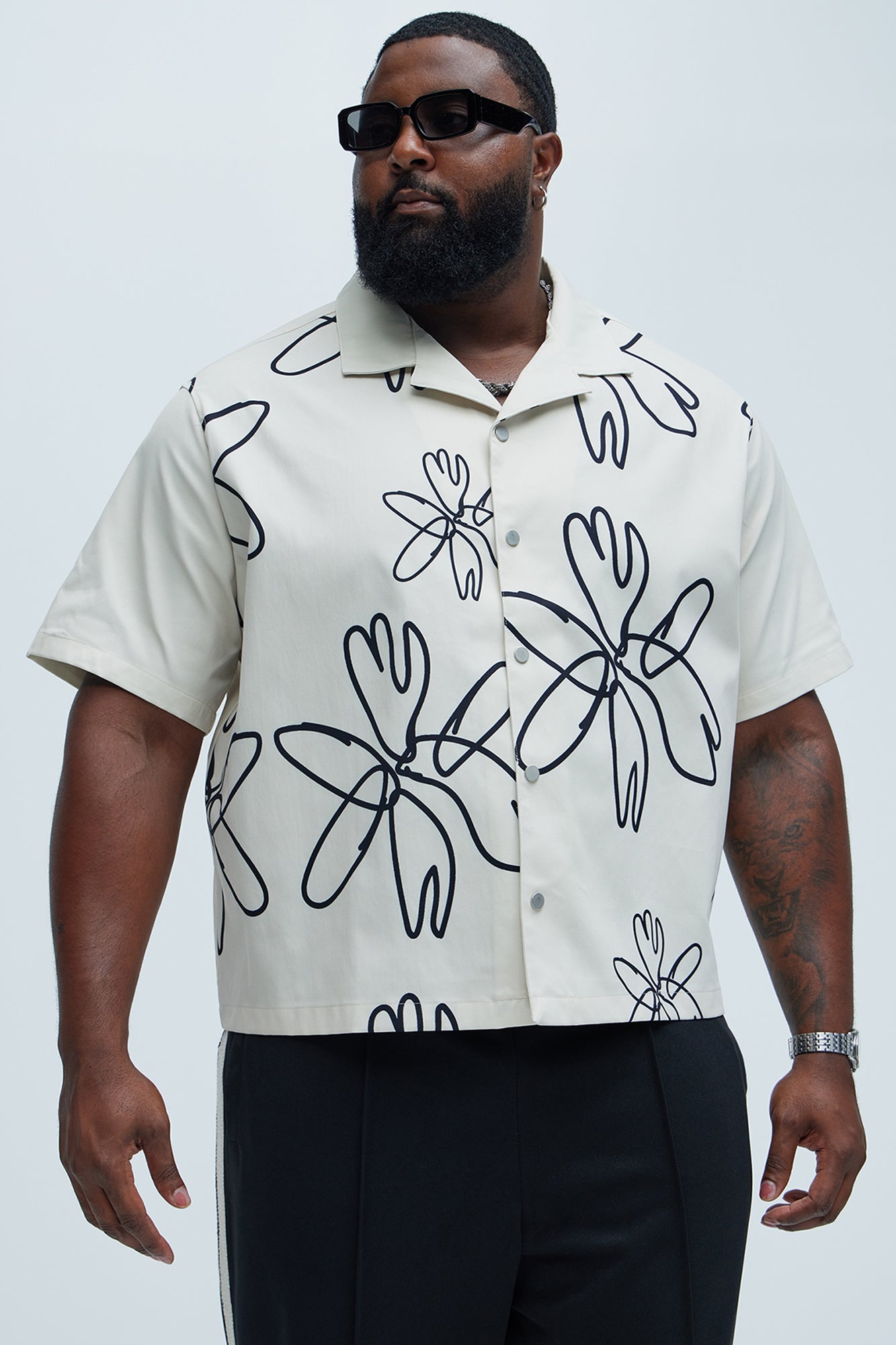 Carver Graffiti Shirt - Off White - Image 4