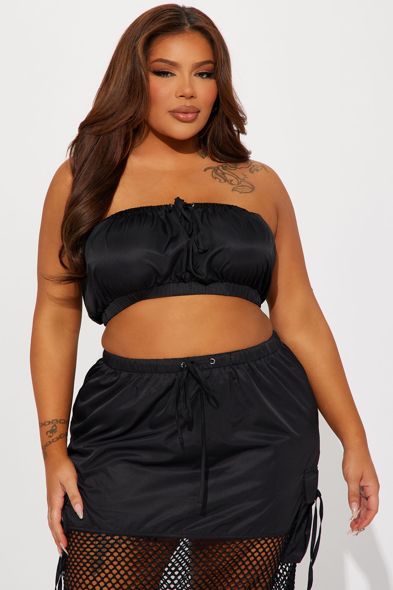 Don't Hold Back Skirt Set - Black - Image 5