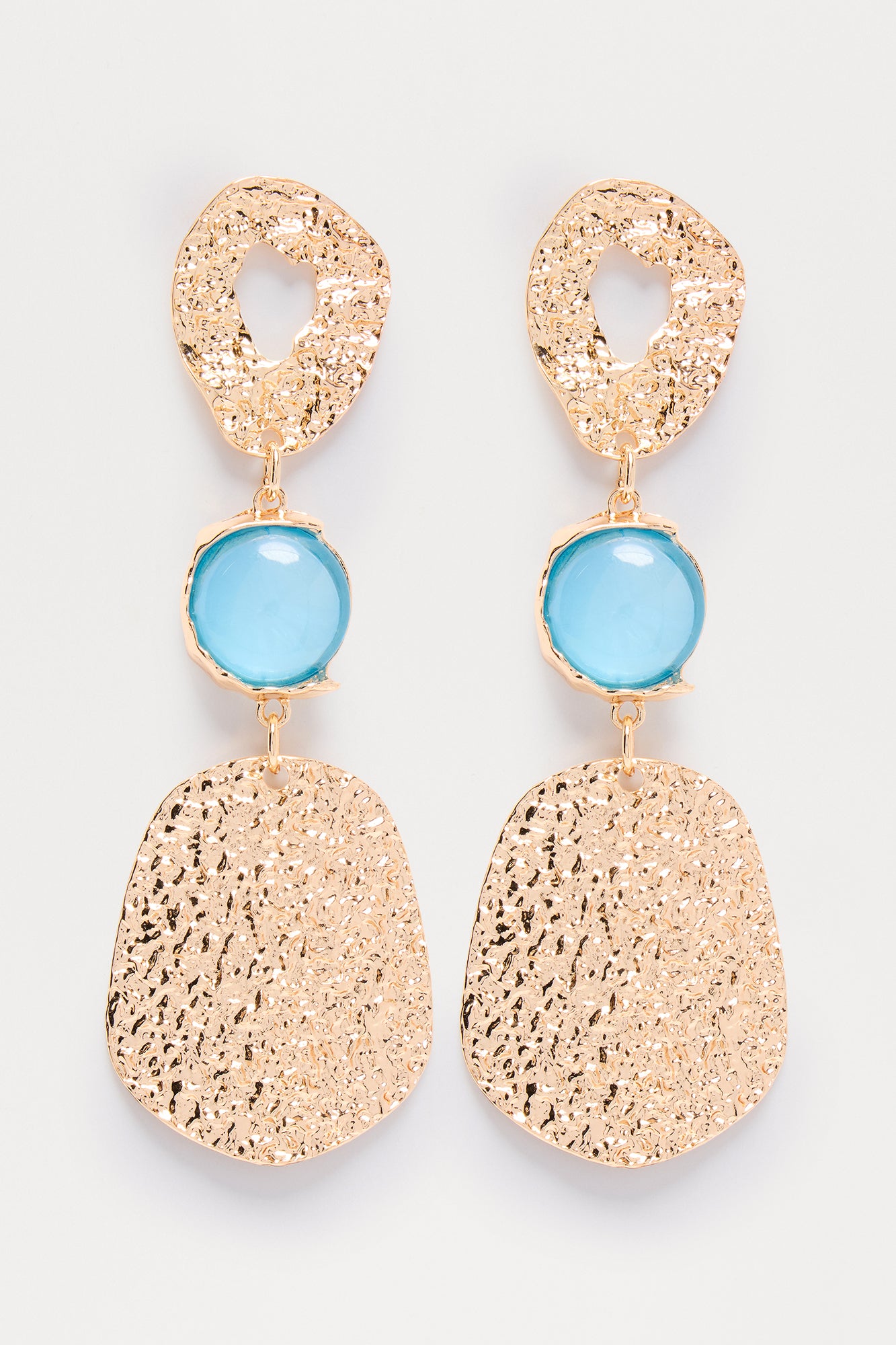 Make Me Water Statement Drop Earrings - Blue/combo - Image 3