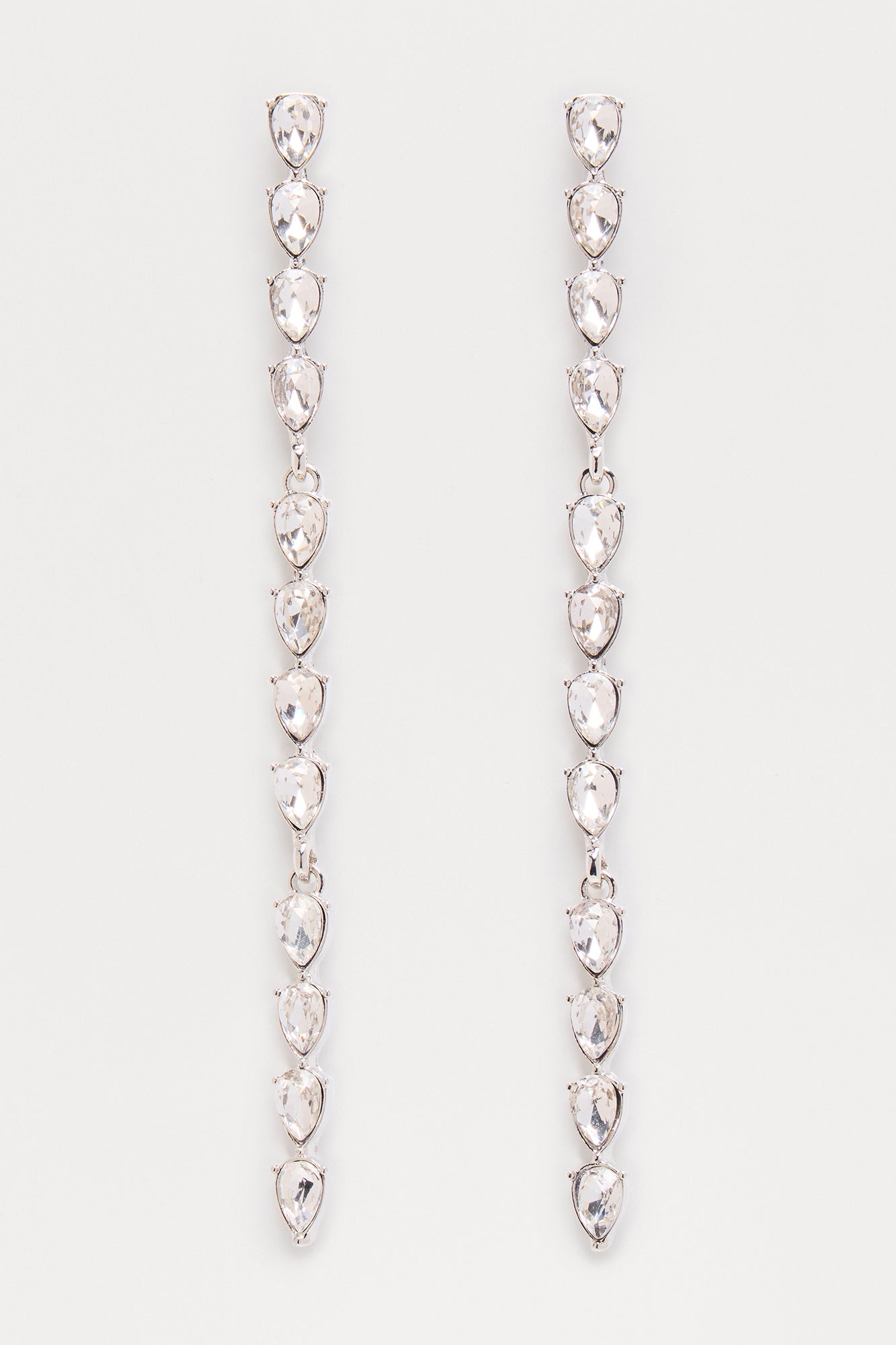 A Sprinkle Of Magic Linear Earrings - Silver - Image 3