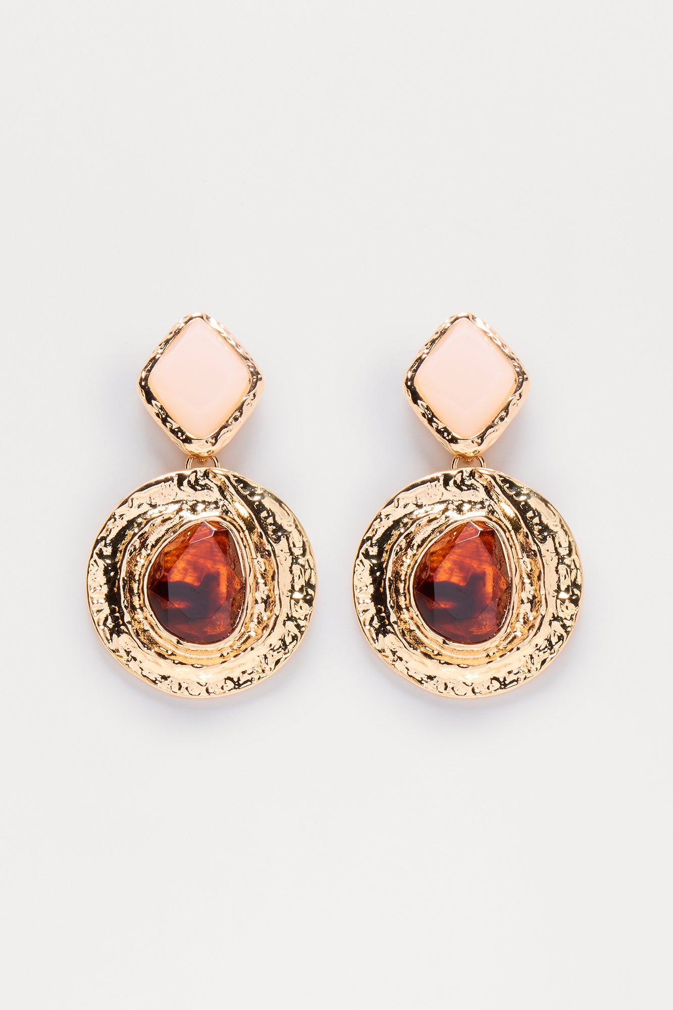 Adventure That Never Ends Statement Drop Earrings - Gold - Image 3