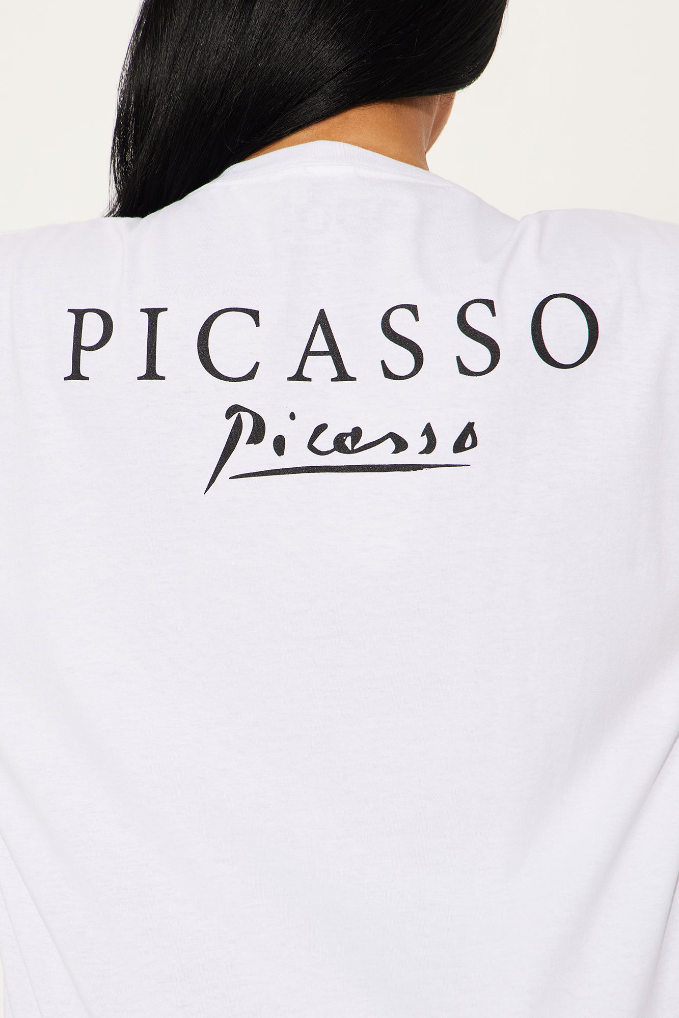 Pablo Picasso Oversized Tee - White - Image 5