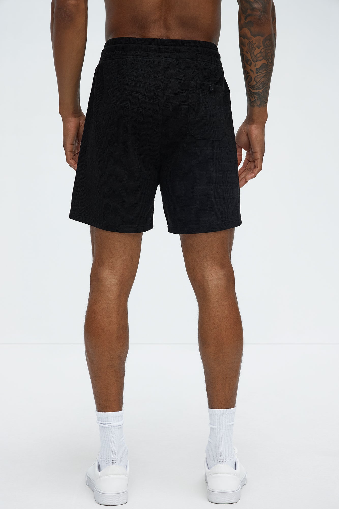 Vintage Relaxed Shorts - Black - Image 5