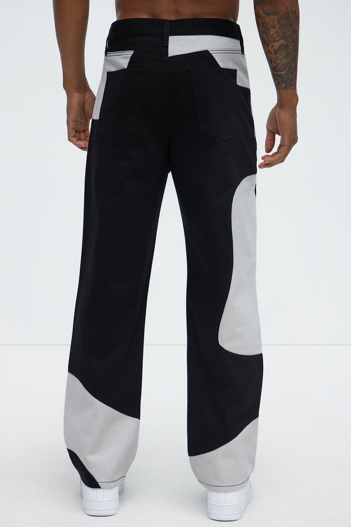 Lava Straight Pants - Black/combo - Image 4