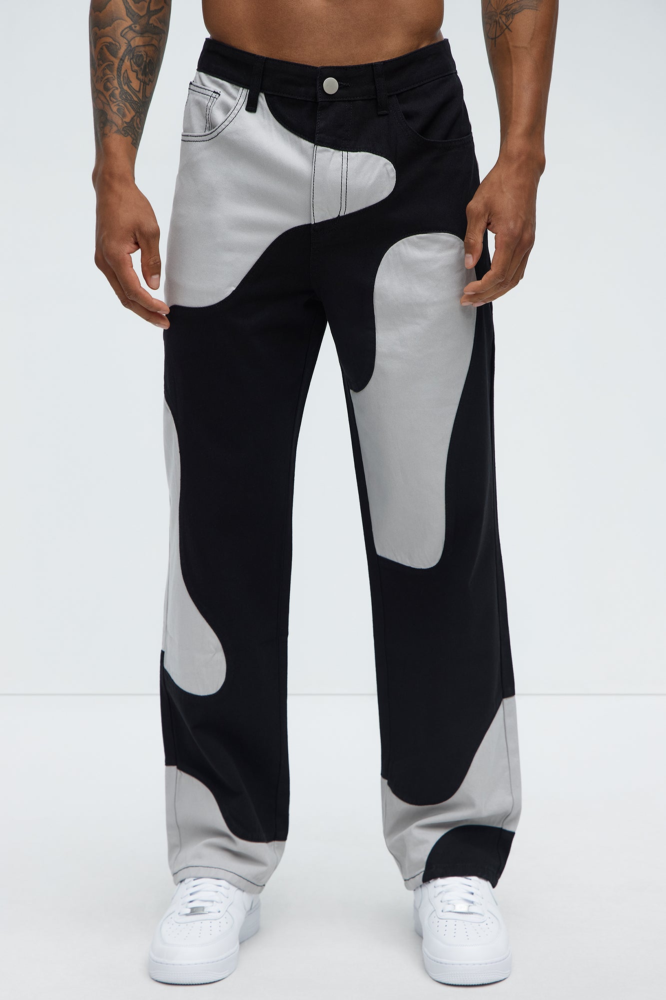 Lava Straight Pants - Black/combo - Image 3