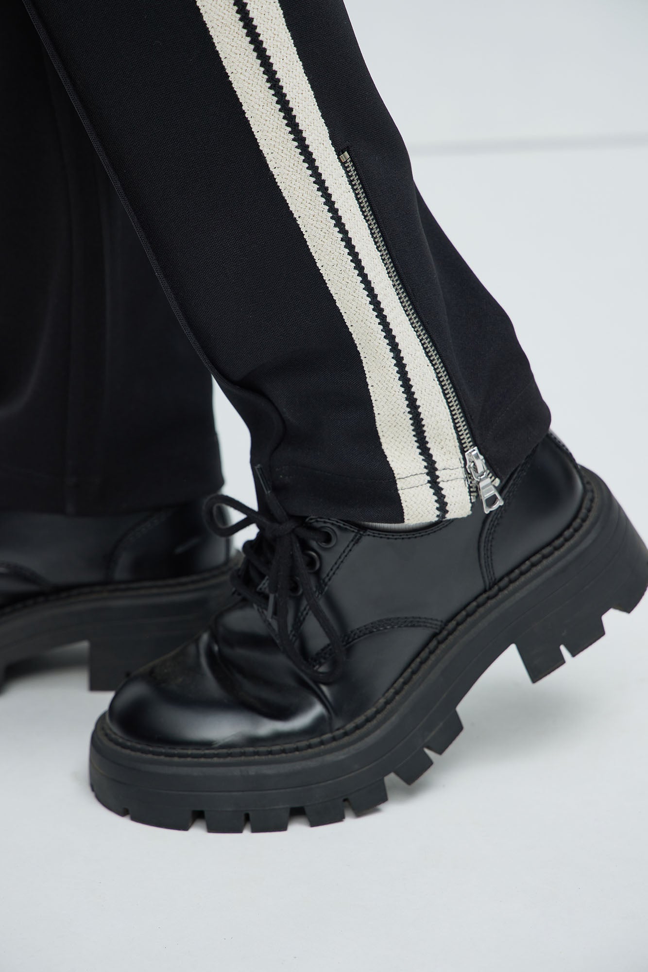 Dennis Classic Knit Track Pants - Black - Image 4