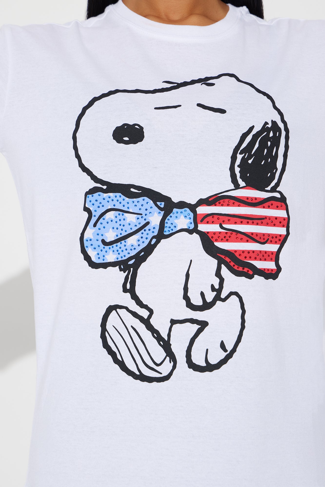 Snoopy USA Graphic Tee - White - Image 3