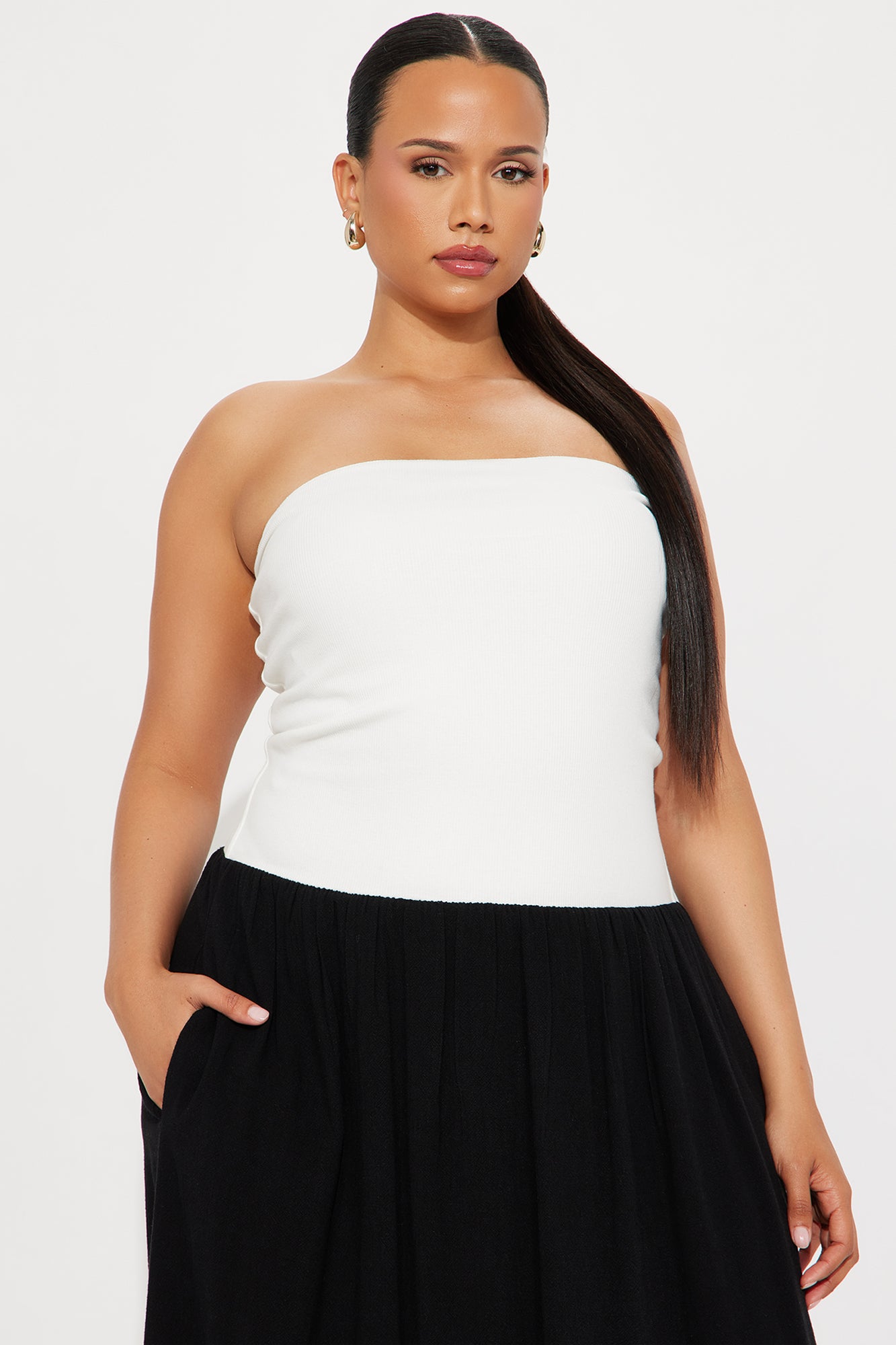 Annabelle Linen Maxi Dress - Black/combo - Image 5