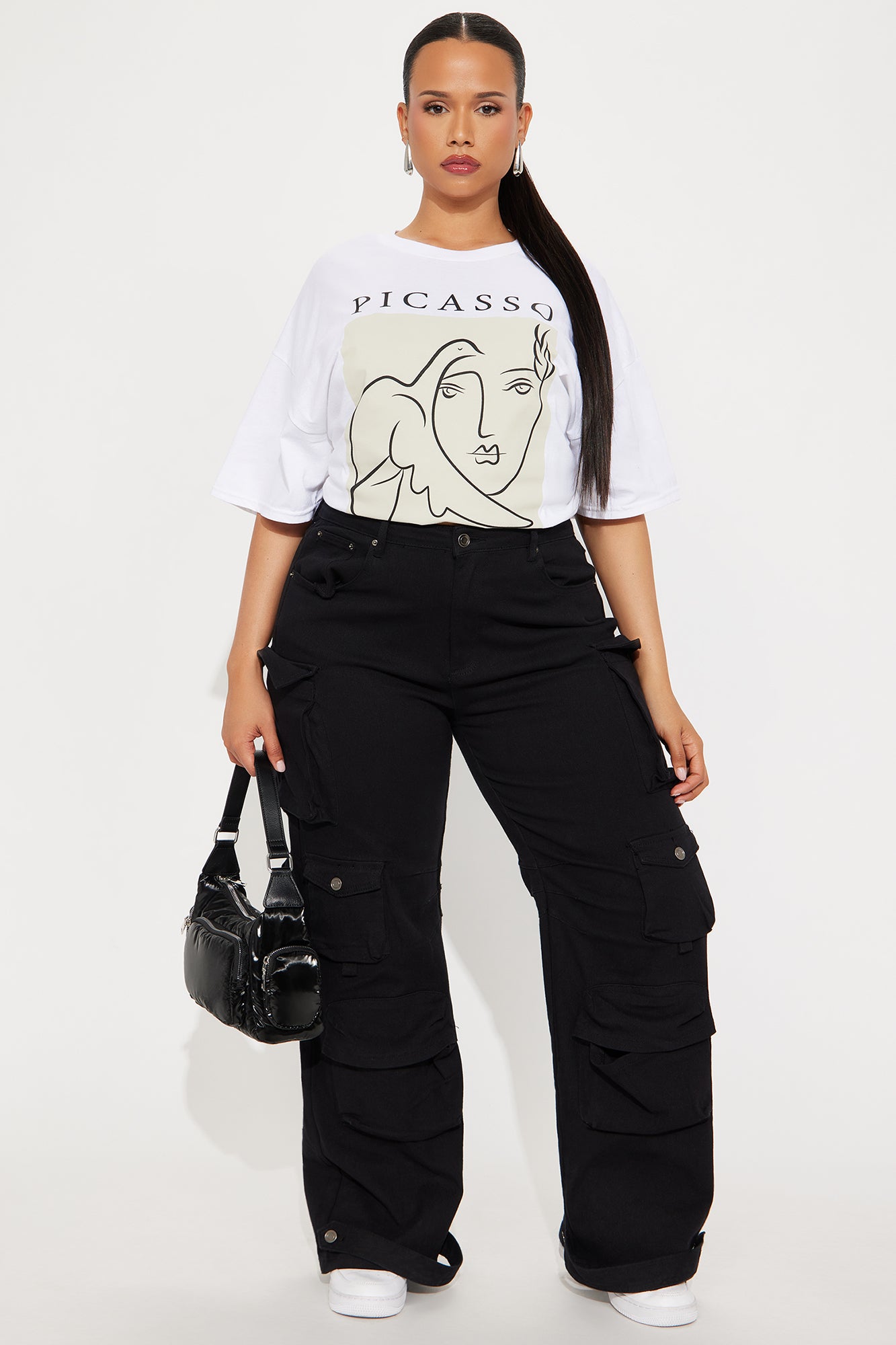 Pablo Picasso Oversized Tee - White - Image 6