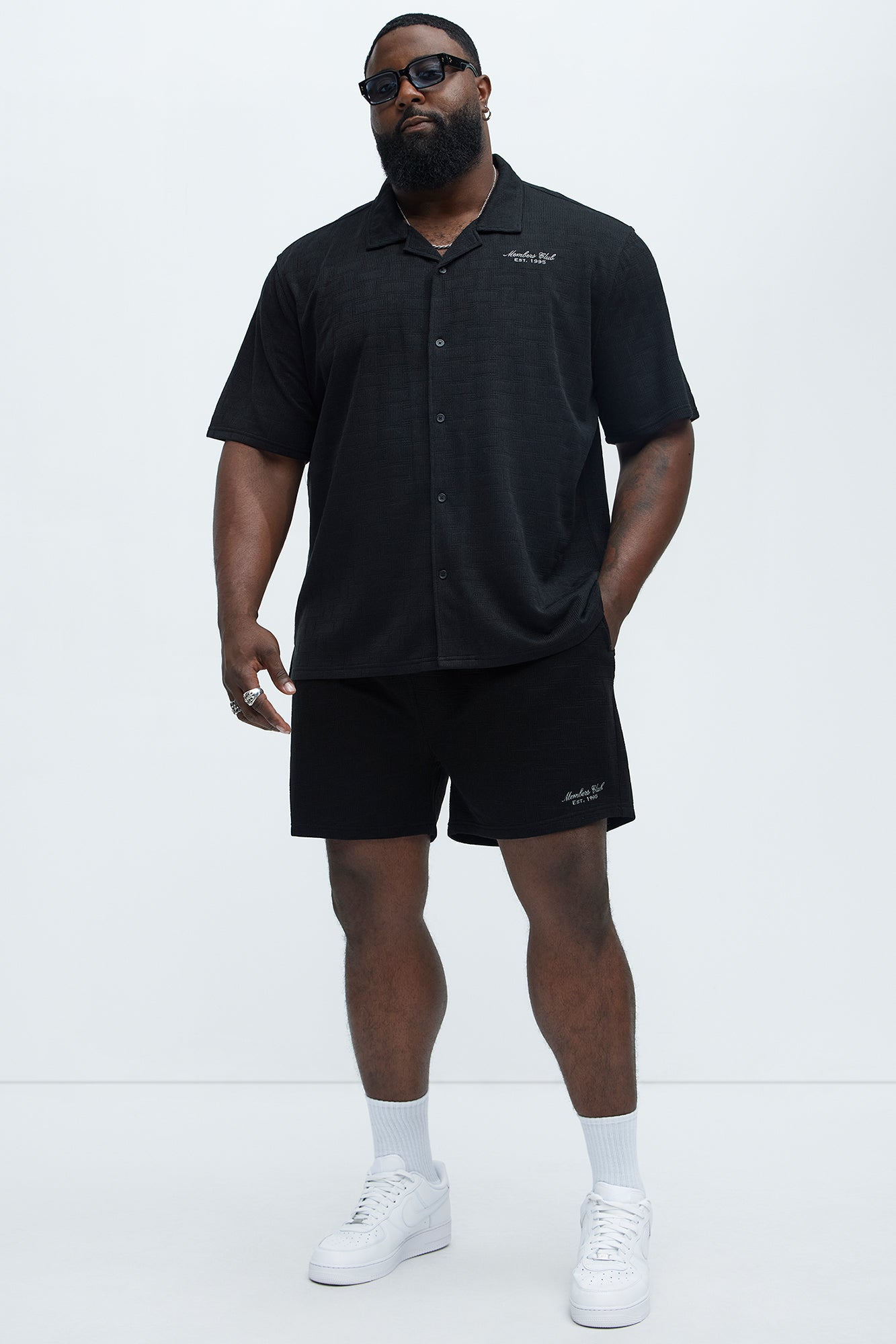 Vintage Relaxed Shorts - Black - Image 7