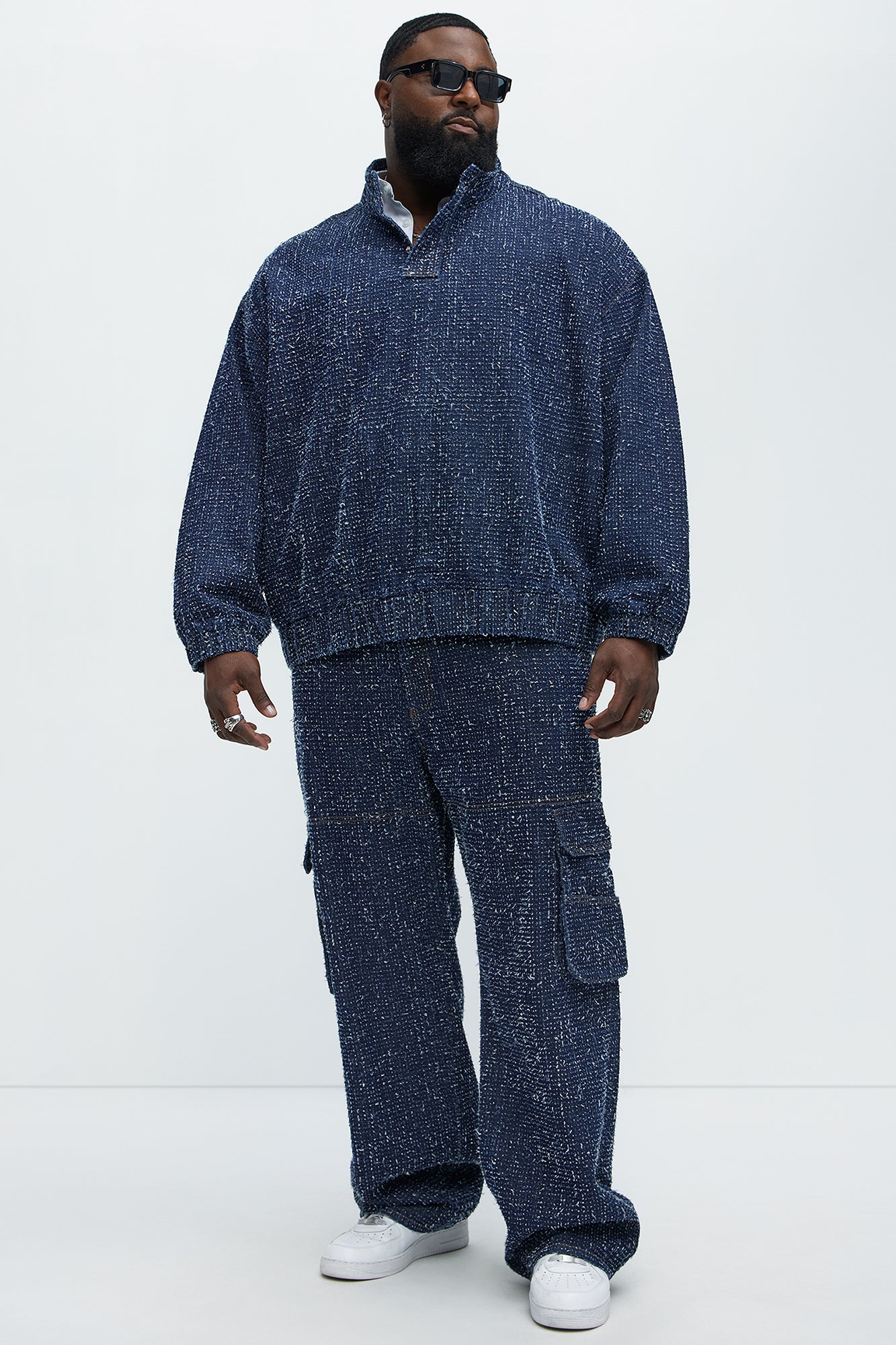 Unleaded Distressed Denim Anorak - Indigo - Image 6