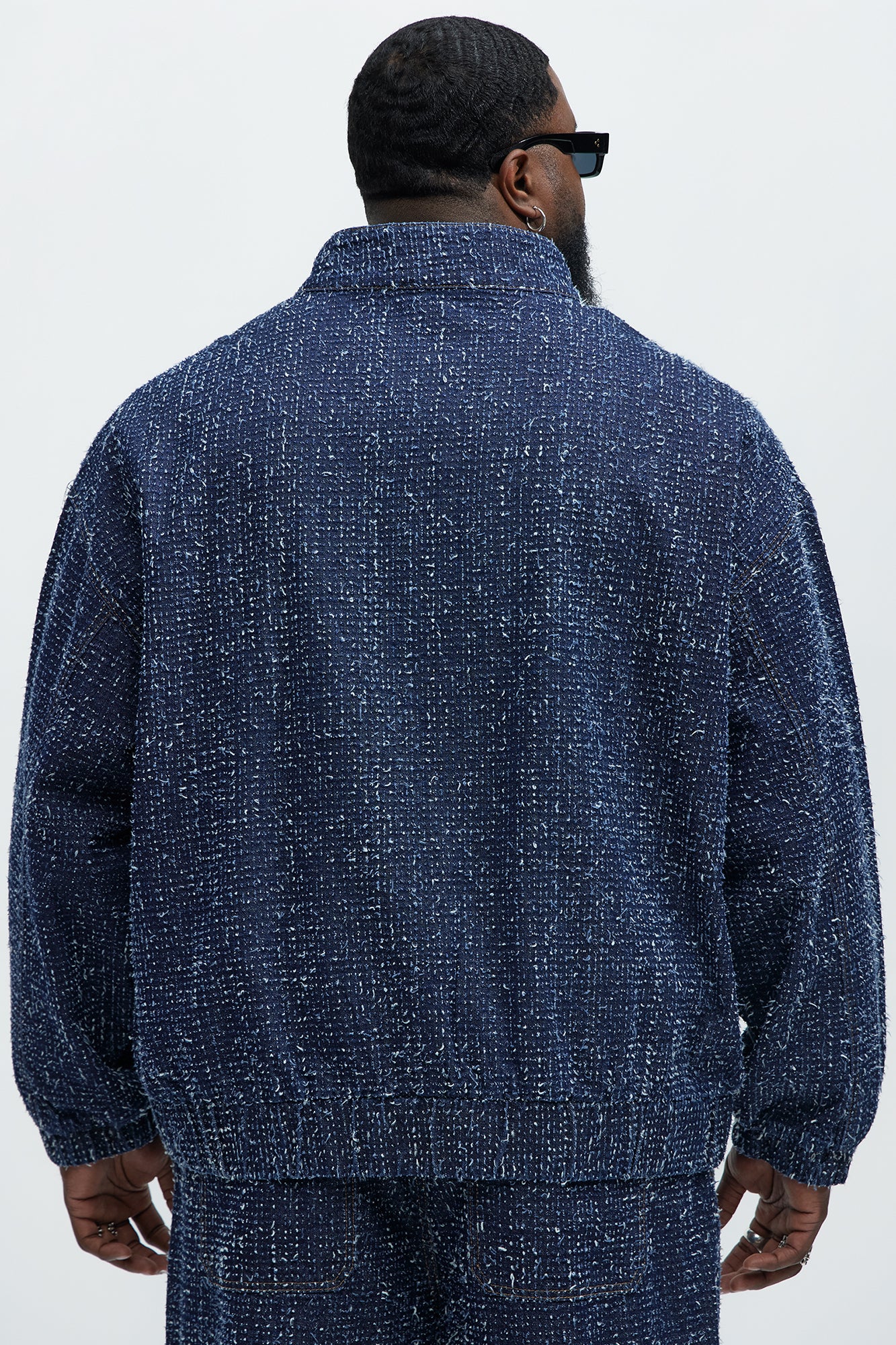 Unleaded Distressed Denim Anorak - Indigo - Image 7